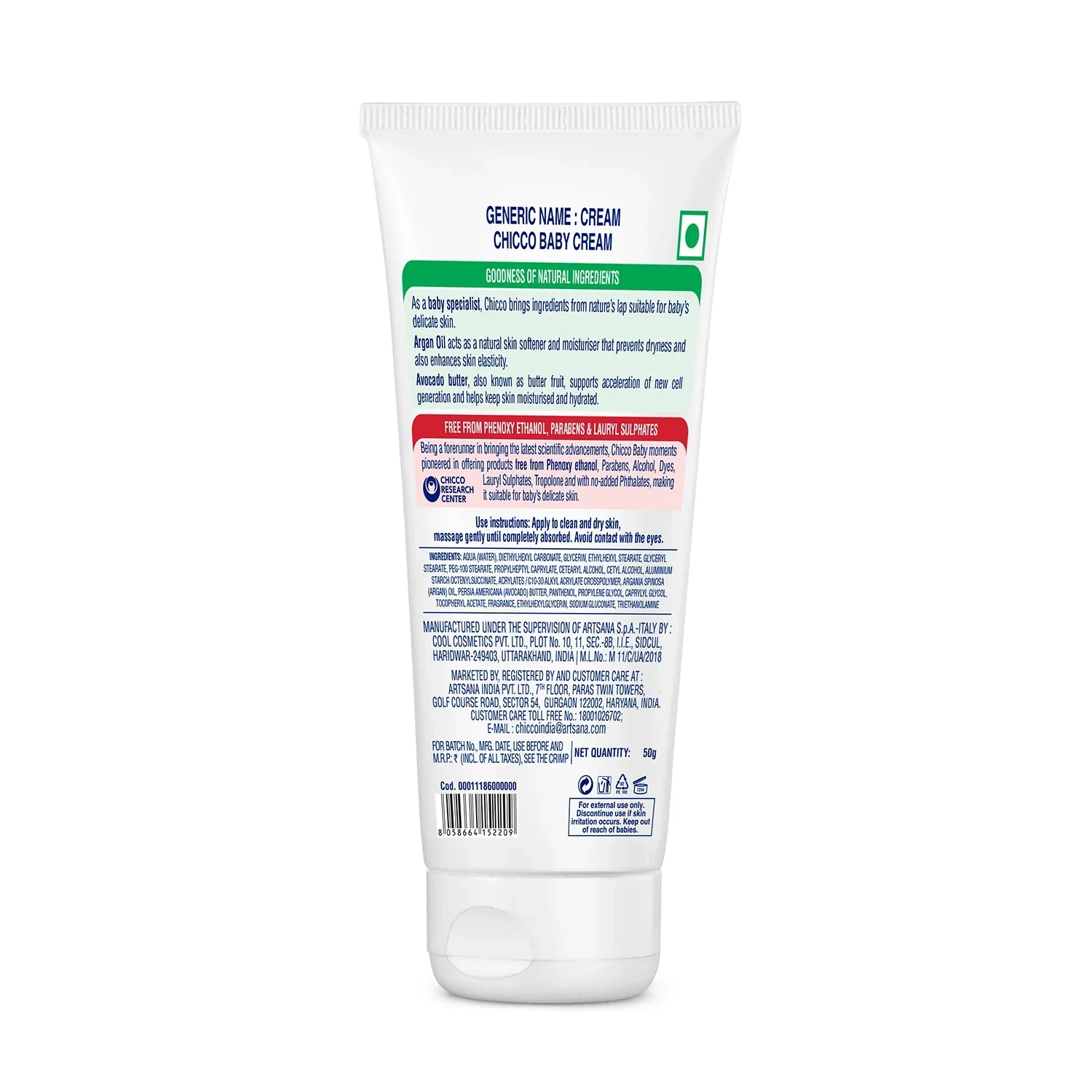 Chicco Baby Cream 50g