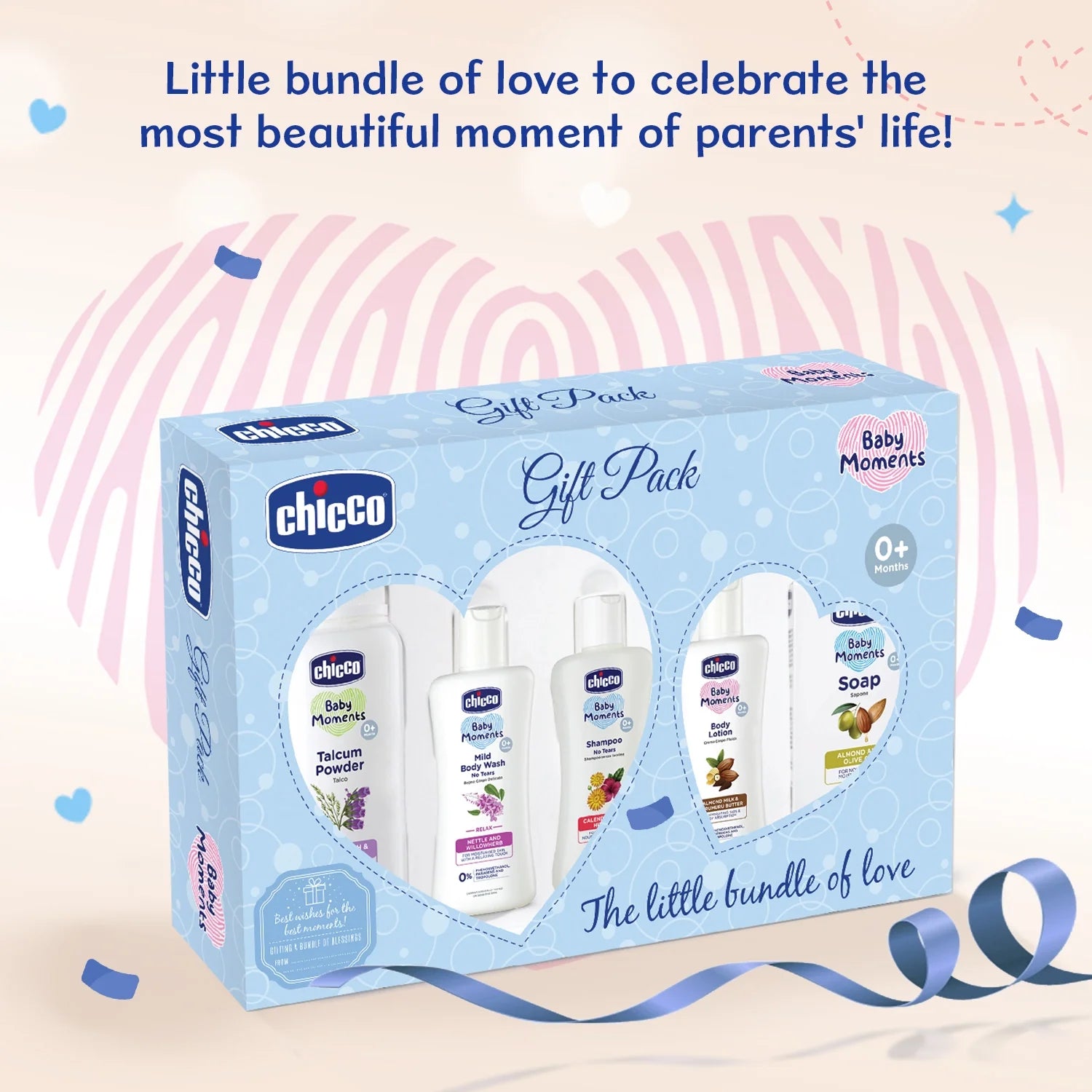 Chicco Baby Essential Gift Pack Set Blue