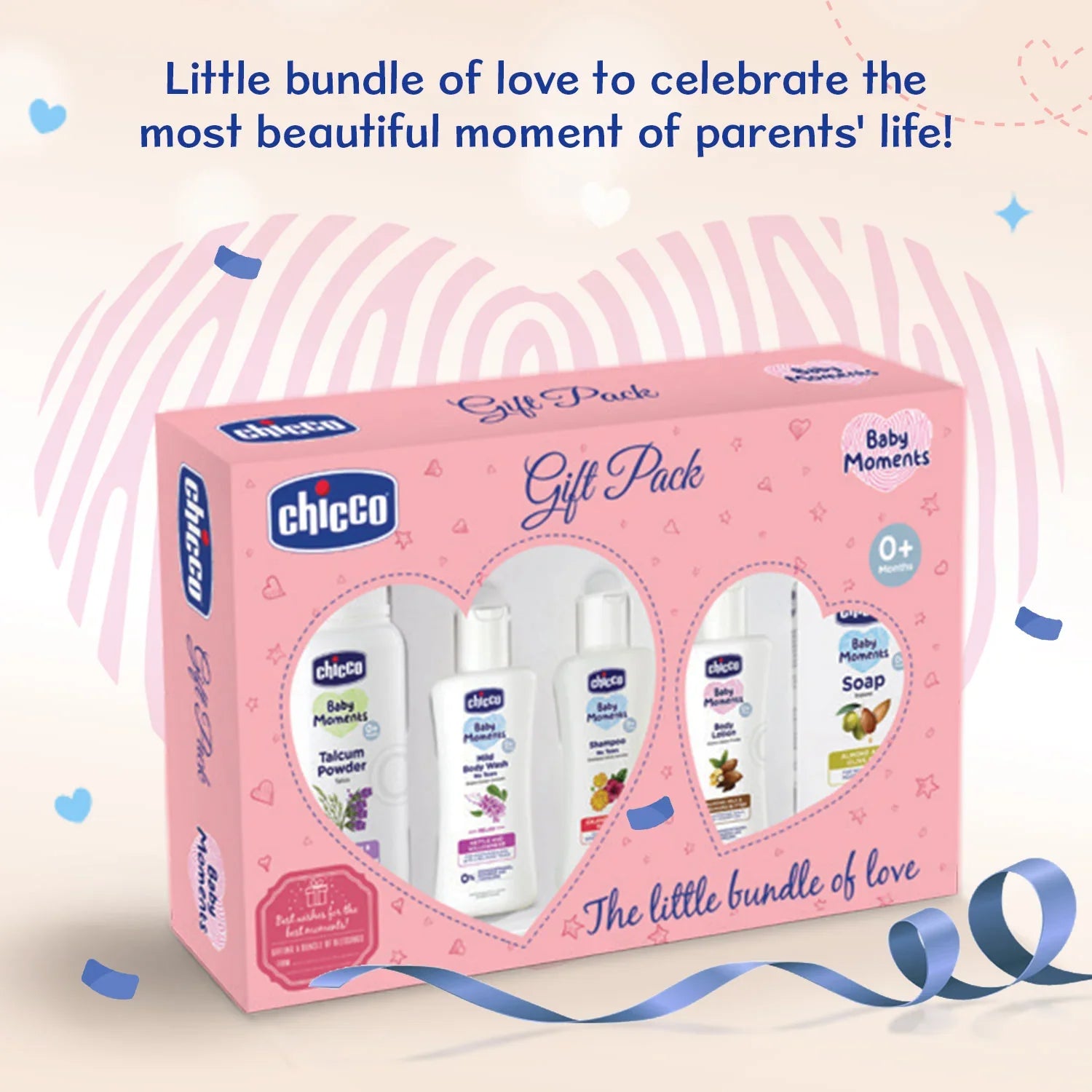 Chicco Baby Essential Gift Pack Set Pink