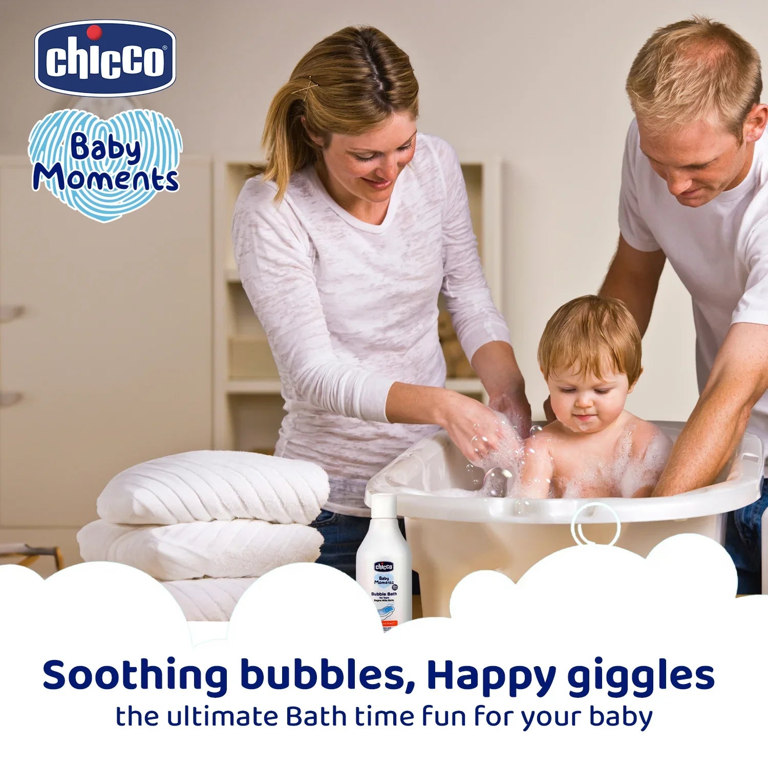 Chicco Baby Moments Bubble Bath with Peach Extracts 300 ml