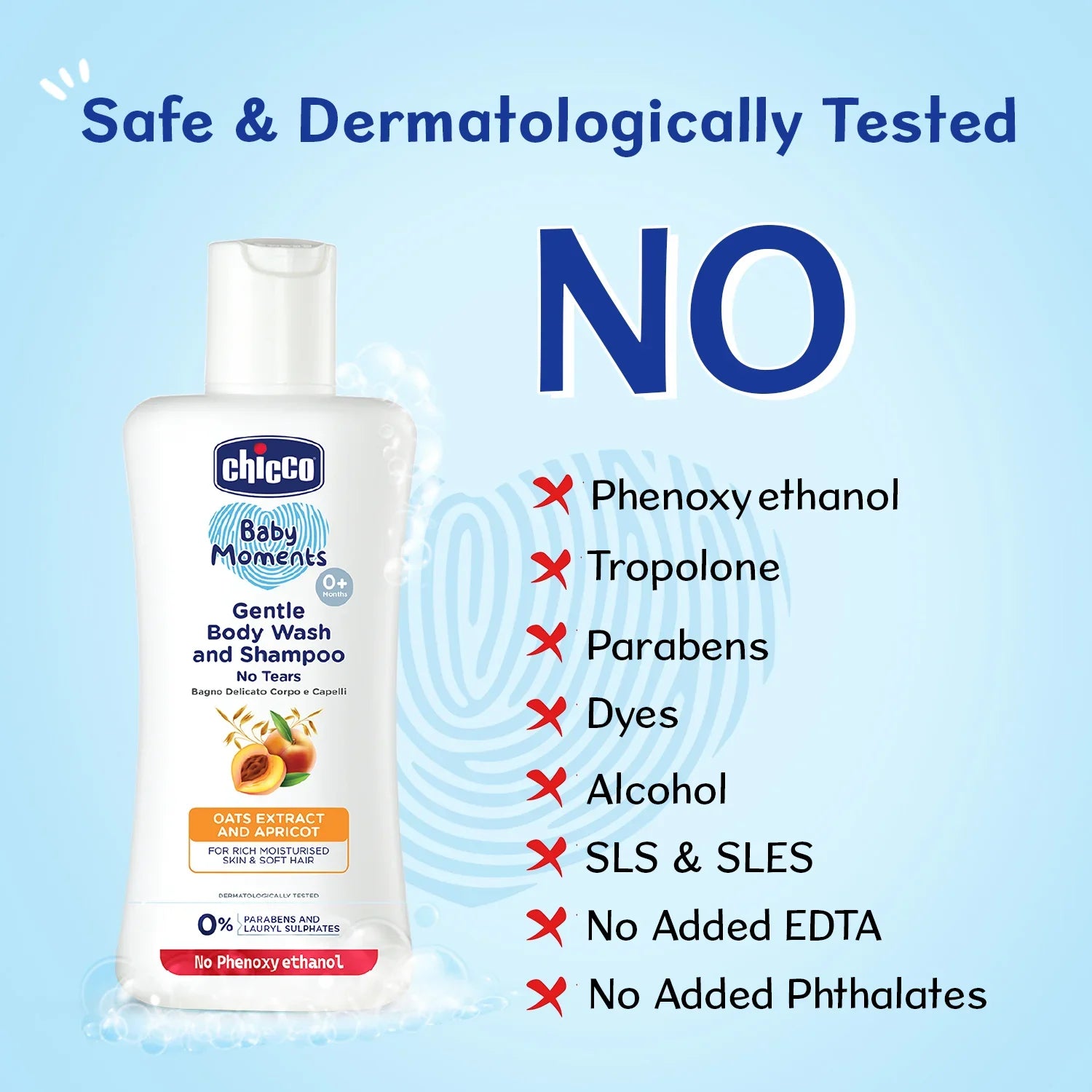 Chicco Baby Moments Gentle Bodywash & Shampoo 100 ml