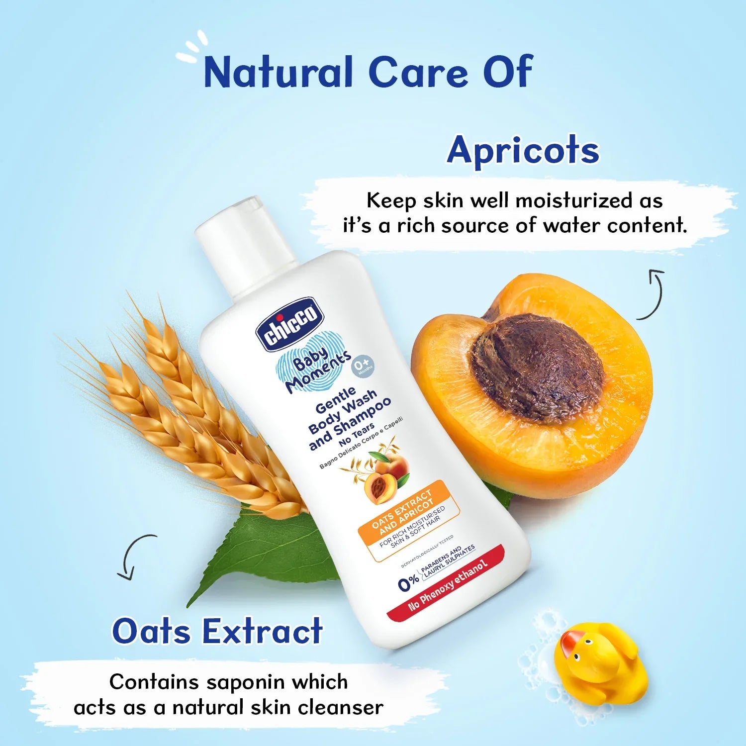 Chicco Baby Moments Gentle Bodywash & Shampoo 200 ml