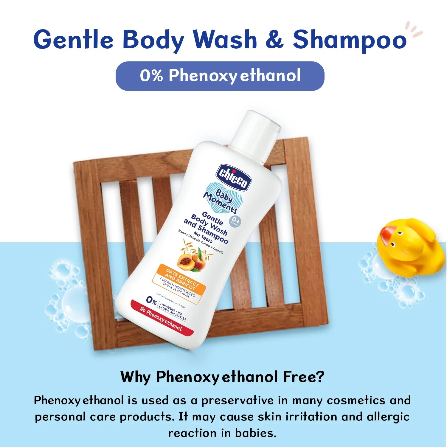 Chicco Baby Moments Gentle Bodywash & Shampoo 200 ml