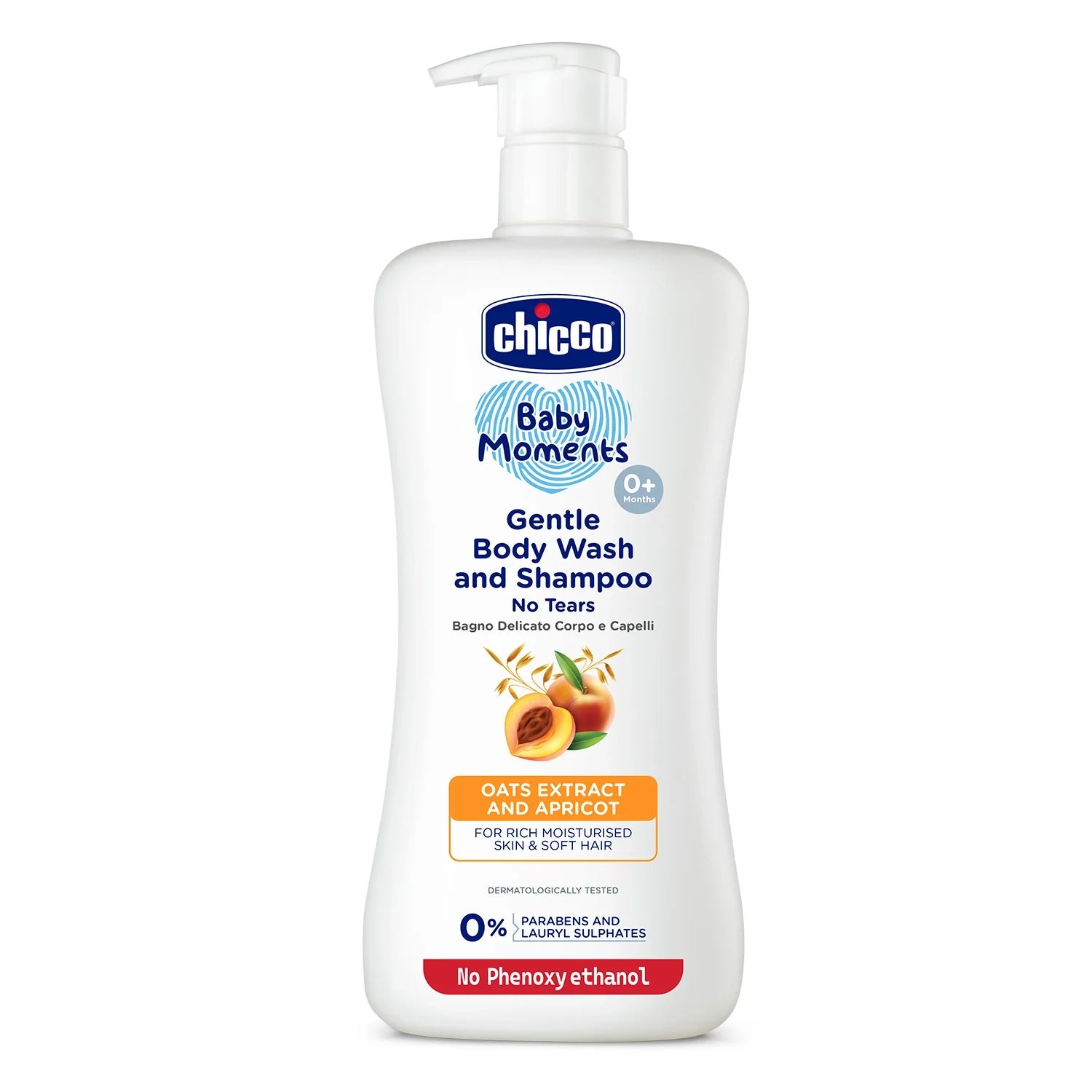 Chicco Baby Moments Gentle Bodywash & Shampoo 500 ml