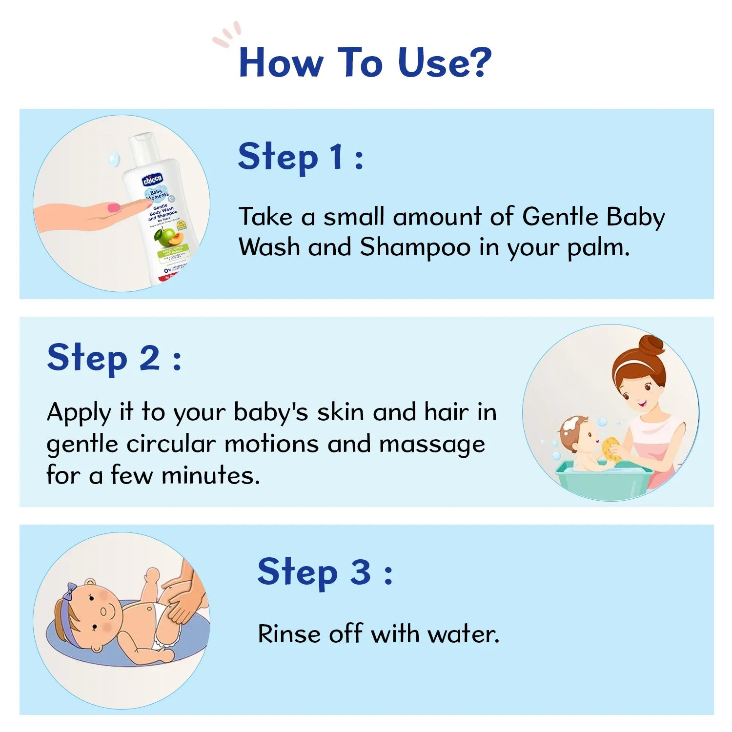 Chicco Baby Moments Gentle Bodywash & Shampoo Green Apple 200ml