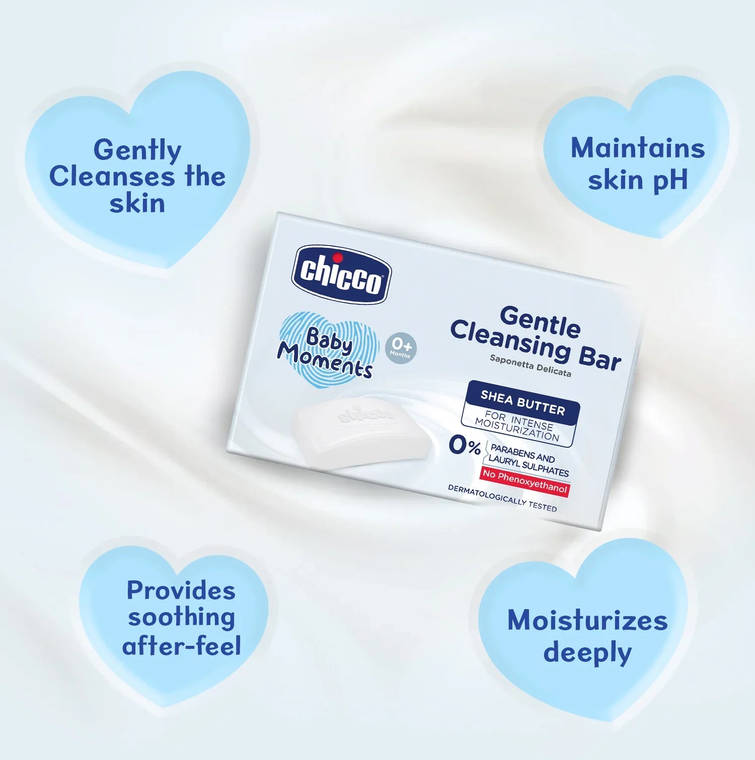 Chicco Baby Moments  Gentle Cleansing Bar 100g