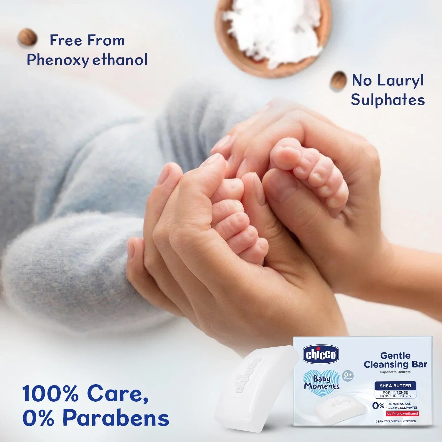 Chicco Baby Moments  Gentle Cleansing Bar 100g