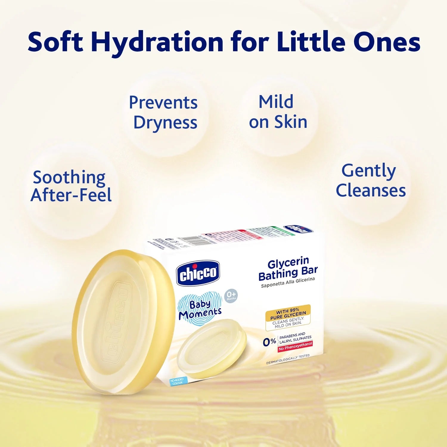 Chicco Baby Moments  Glycerin Bathing Bar 75g
