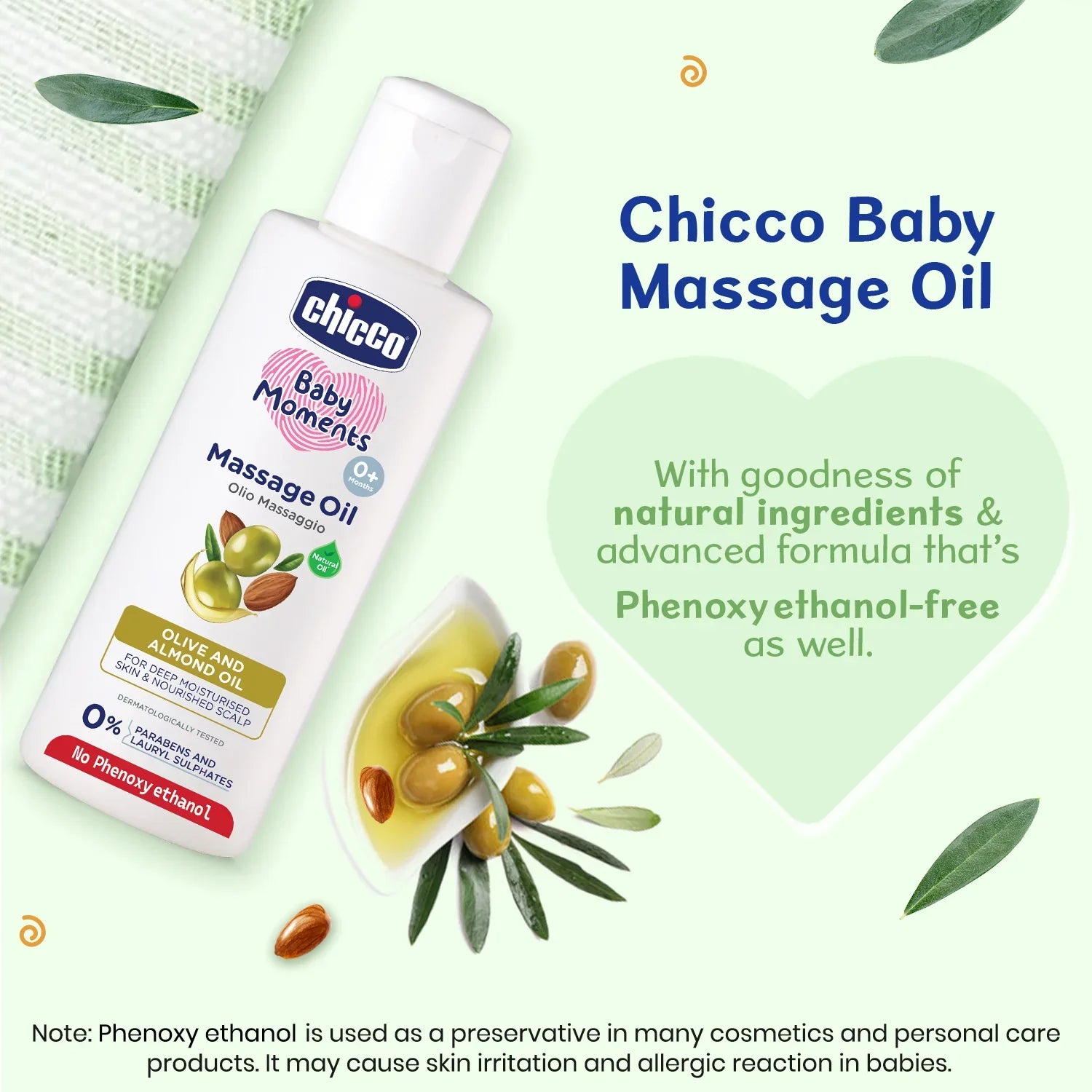 Chicco Baby Moments  Massage Oil 100 ml