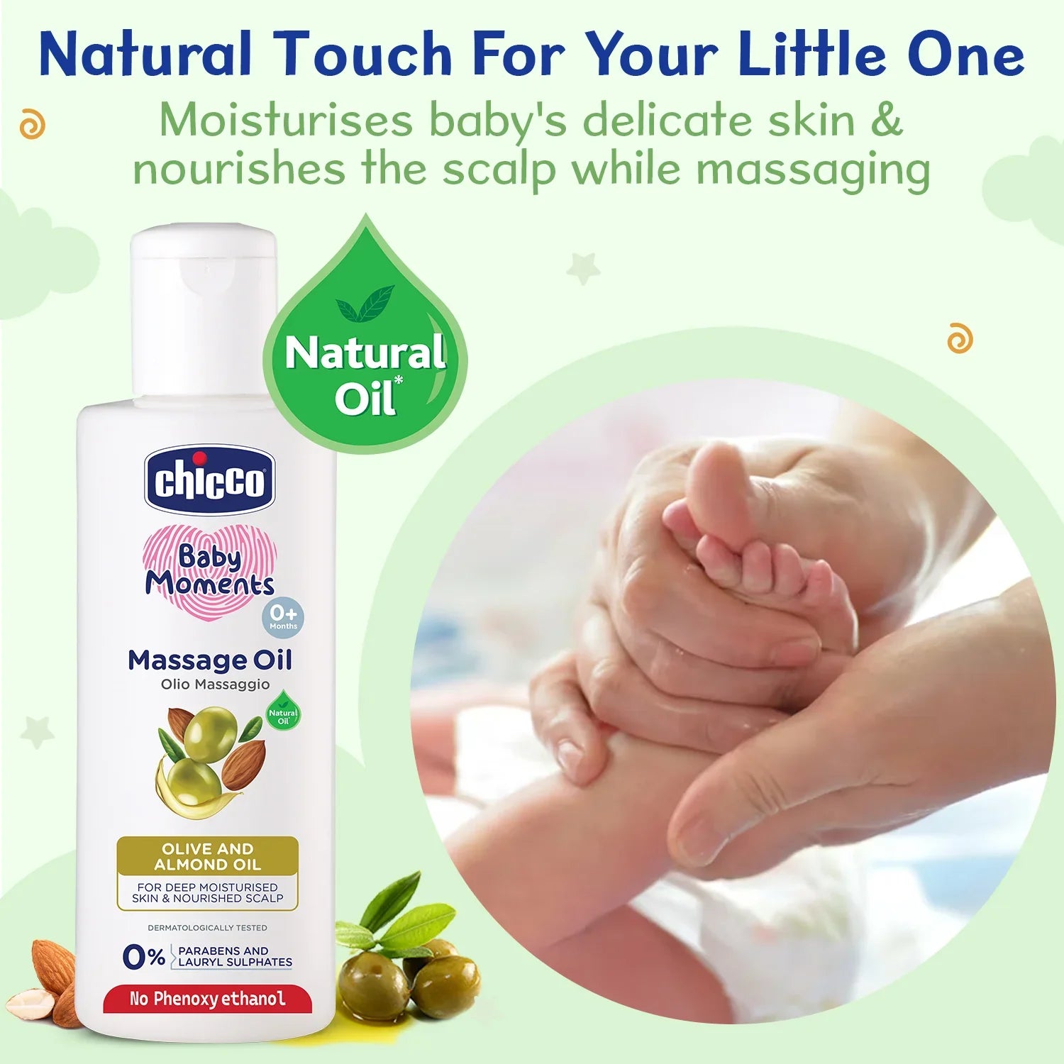Chicco Baby Moments  Massage Oil 100 ml