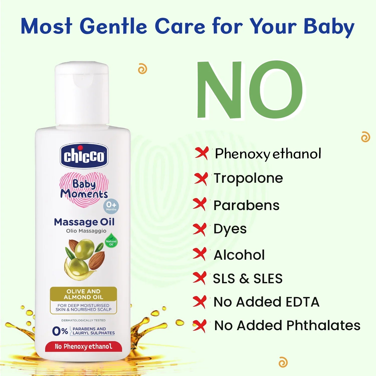 Chicco Baby Moments  Massage Oil 100 ml