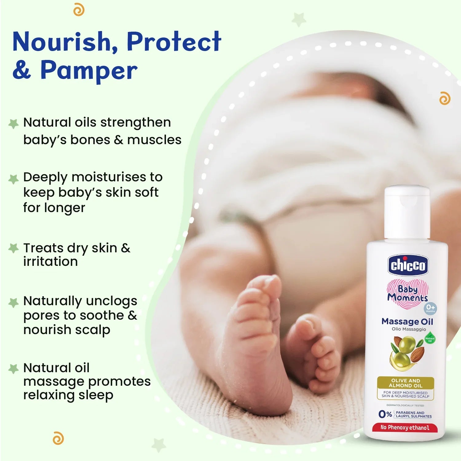 Chicco Baby Moments  Massage Oil 100 ml