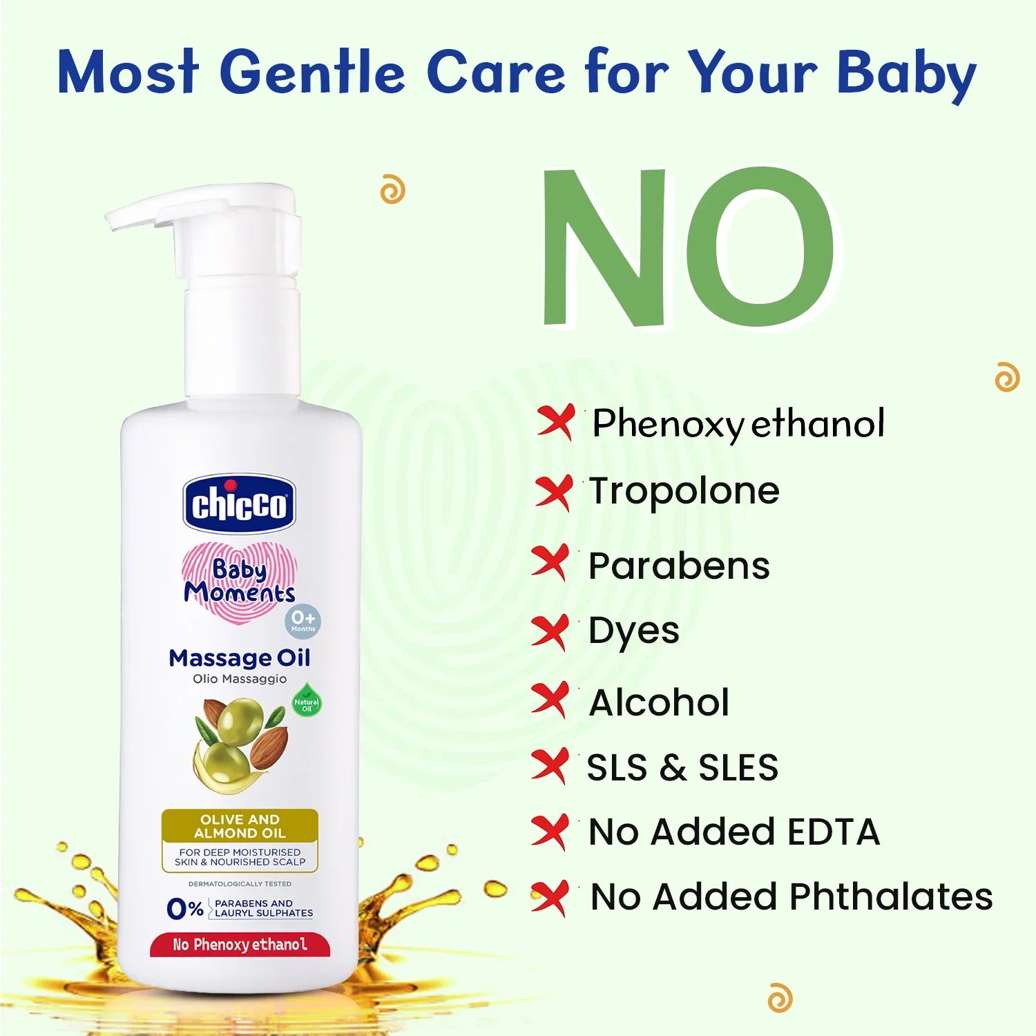 Chicco Baby Moments  Massage Oil 300 ml