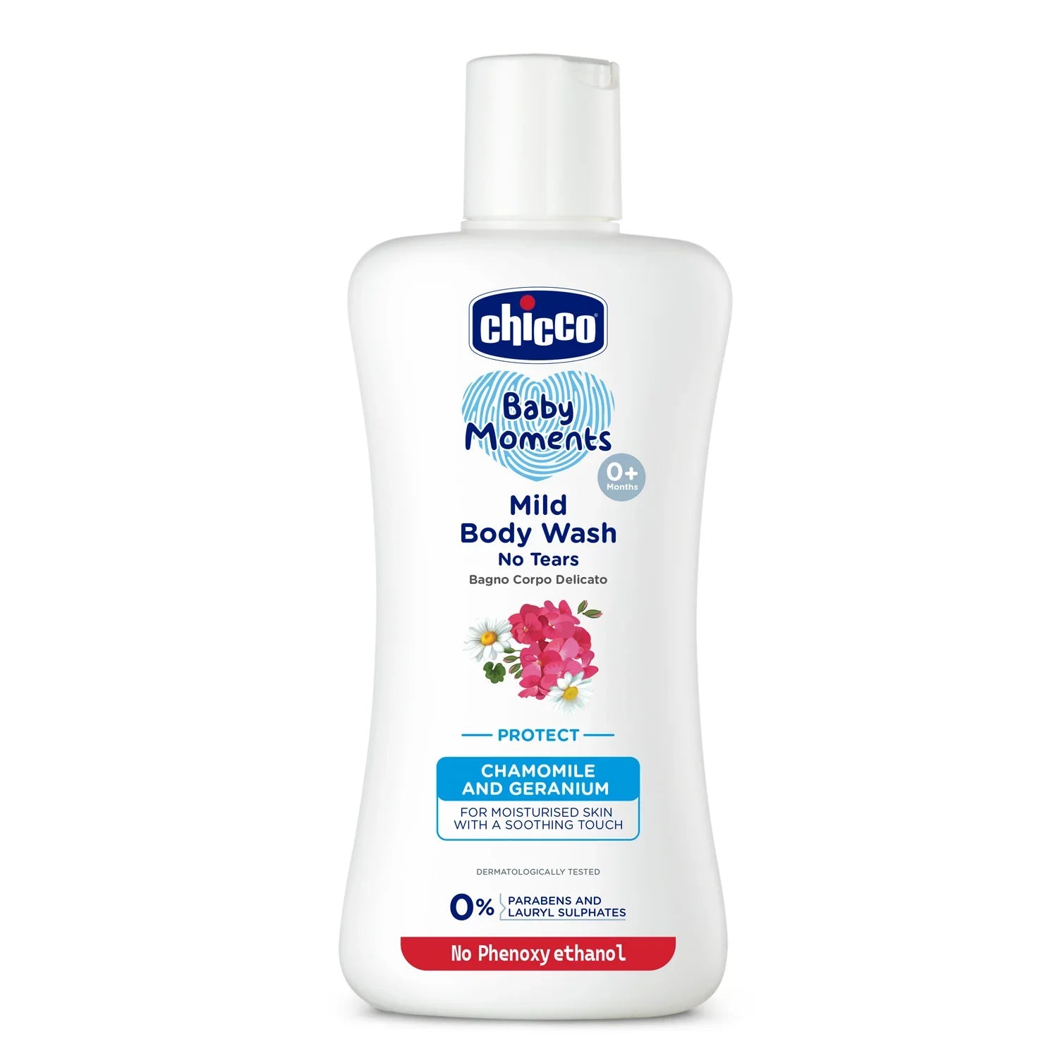 Chicco Baby Moments Mild Bodywash Protect 200ml