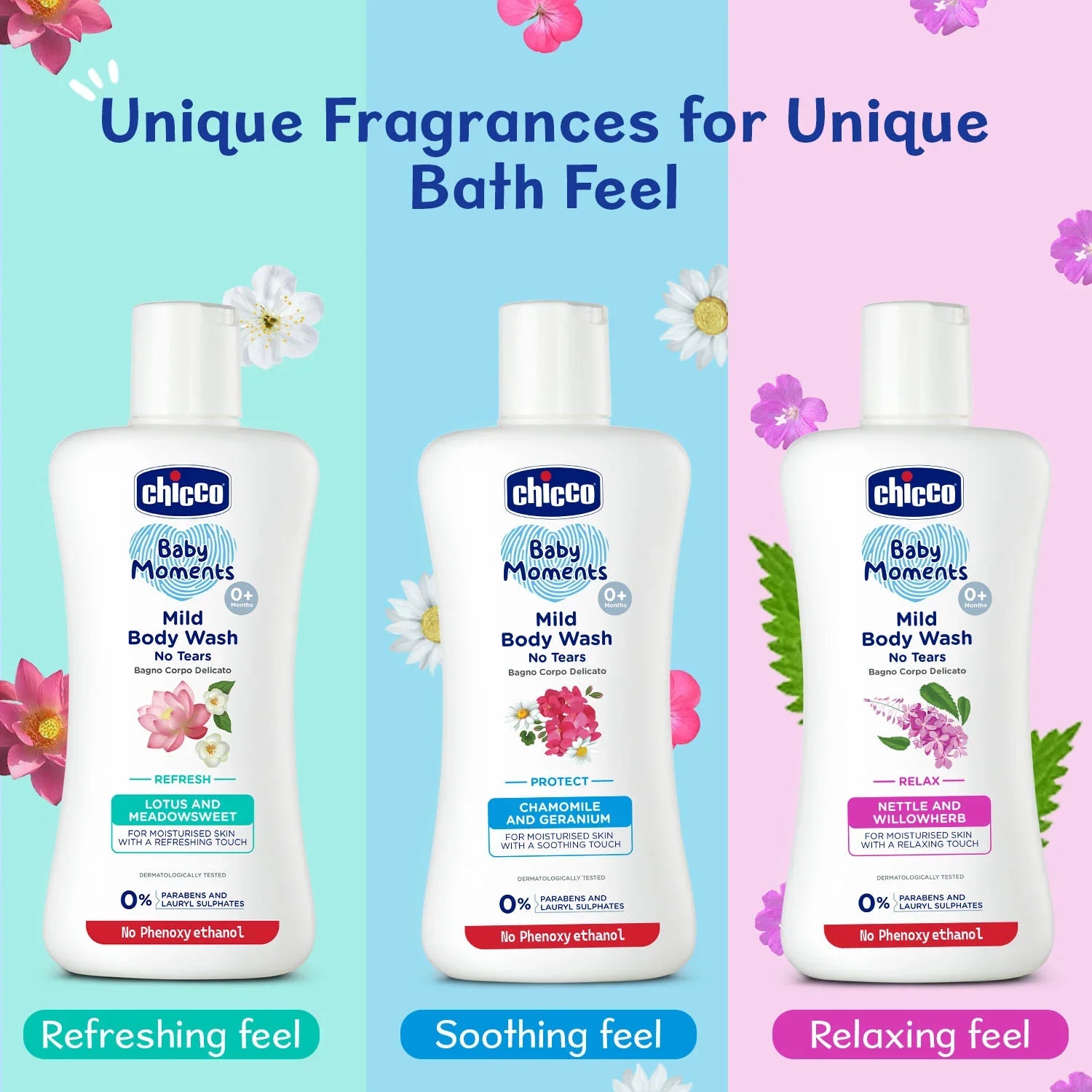 Chicco Baby Moments Mild Bodywash Protect 200ml