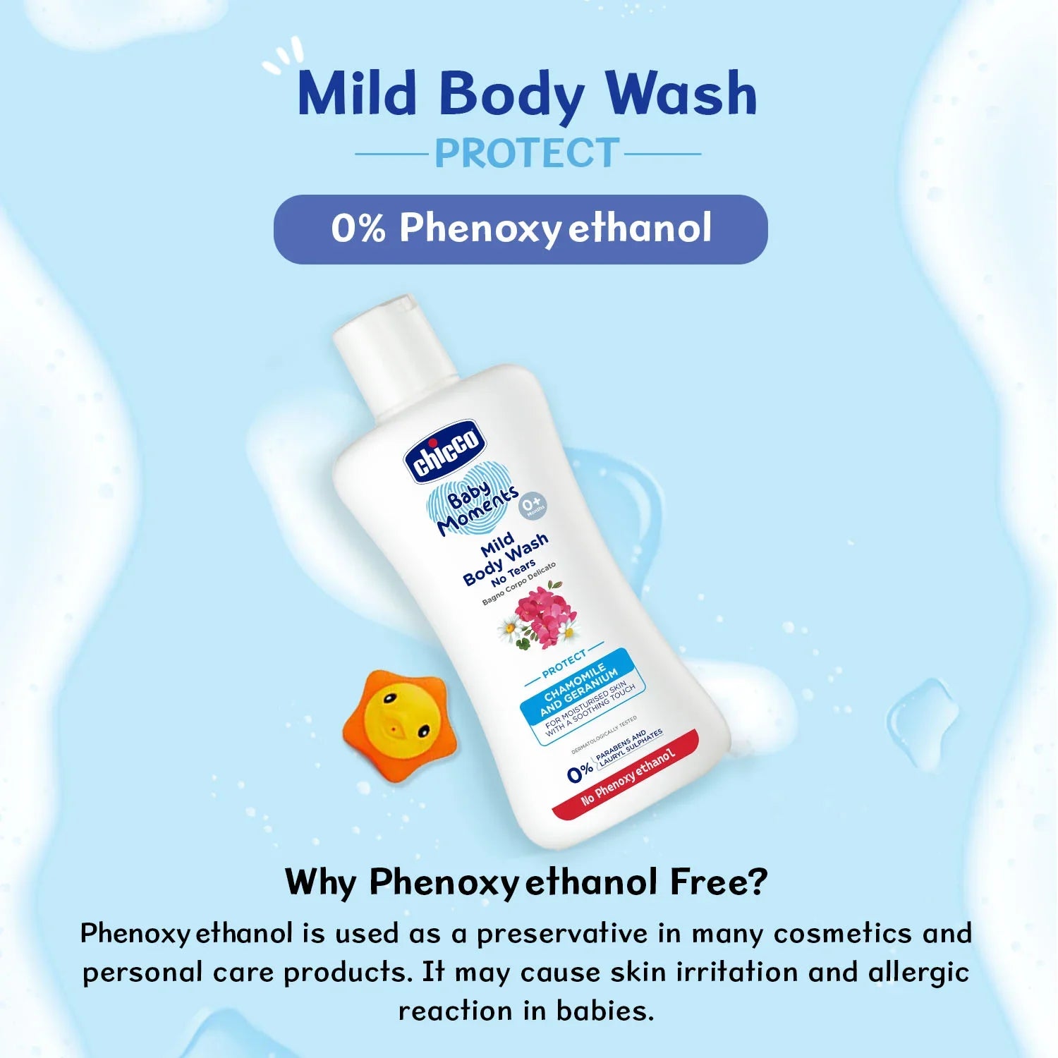 Chicco Baby Moments Mild Bodywash Protect 200ml