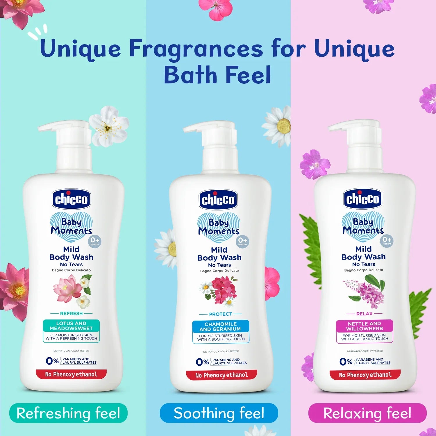 Chicco Baby Moments Mild Bodywash Protect 500 ml