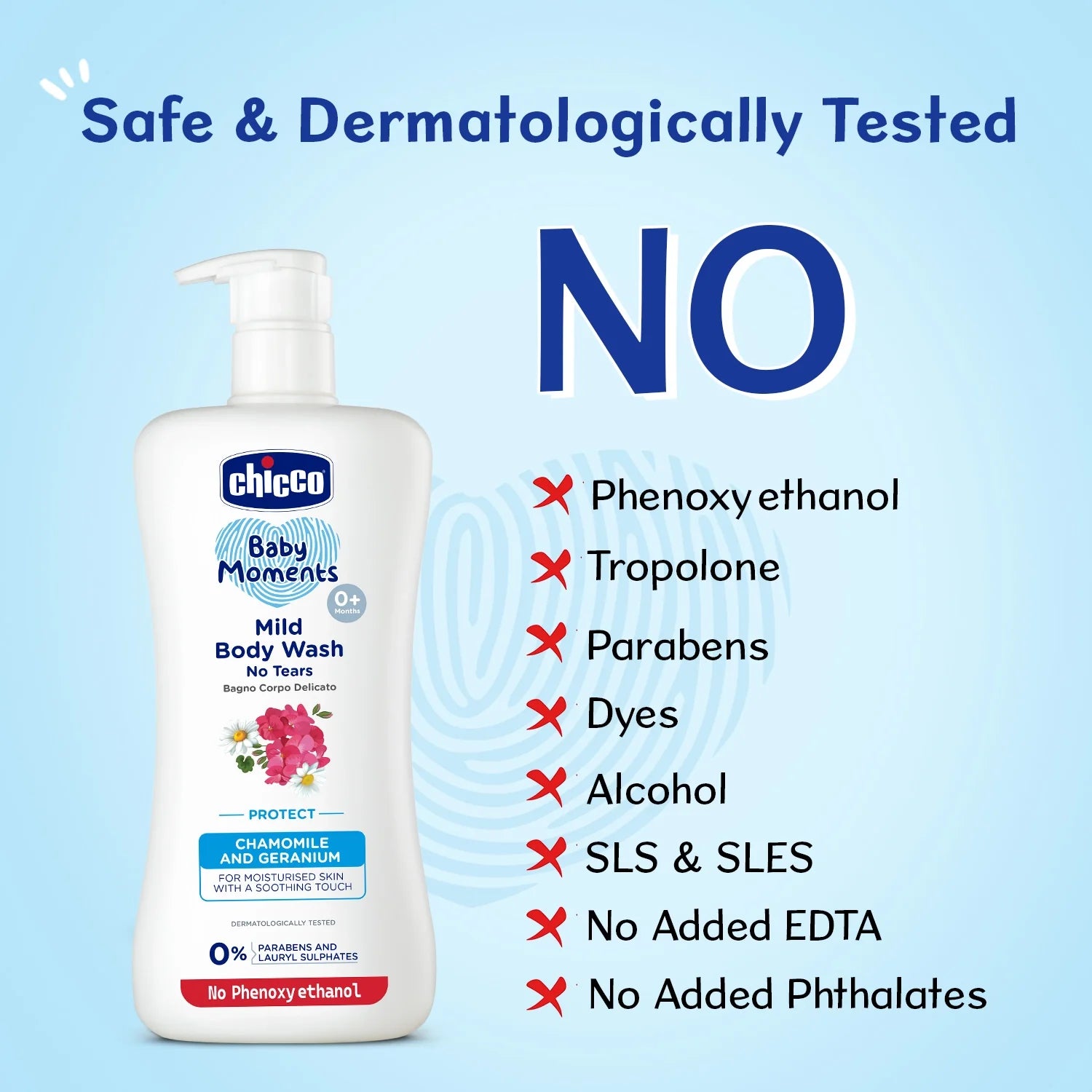 Chicco Baby Moments Mild Bodywash Protect 500 ml
