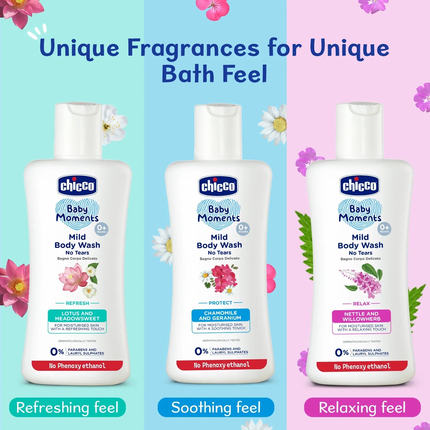 Chicco Baby Moments Mild Bodywash Refresh 200 ml