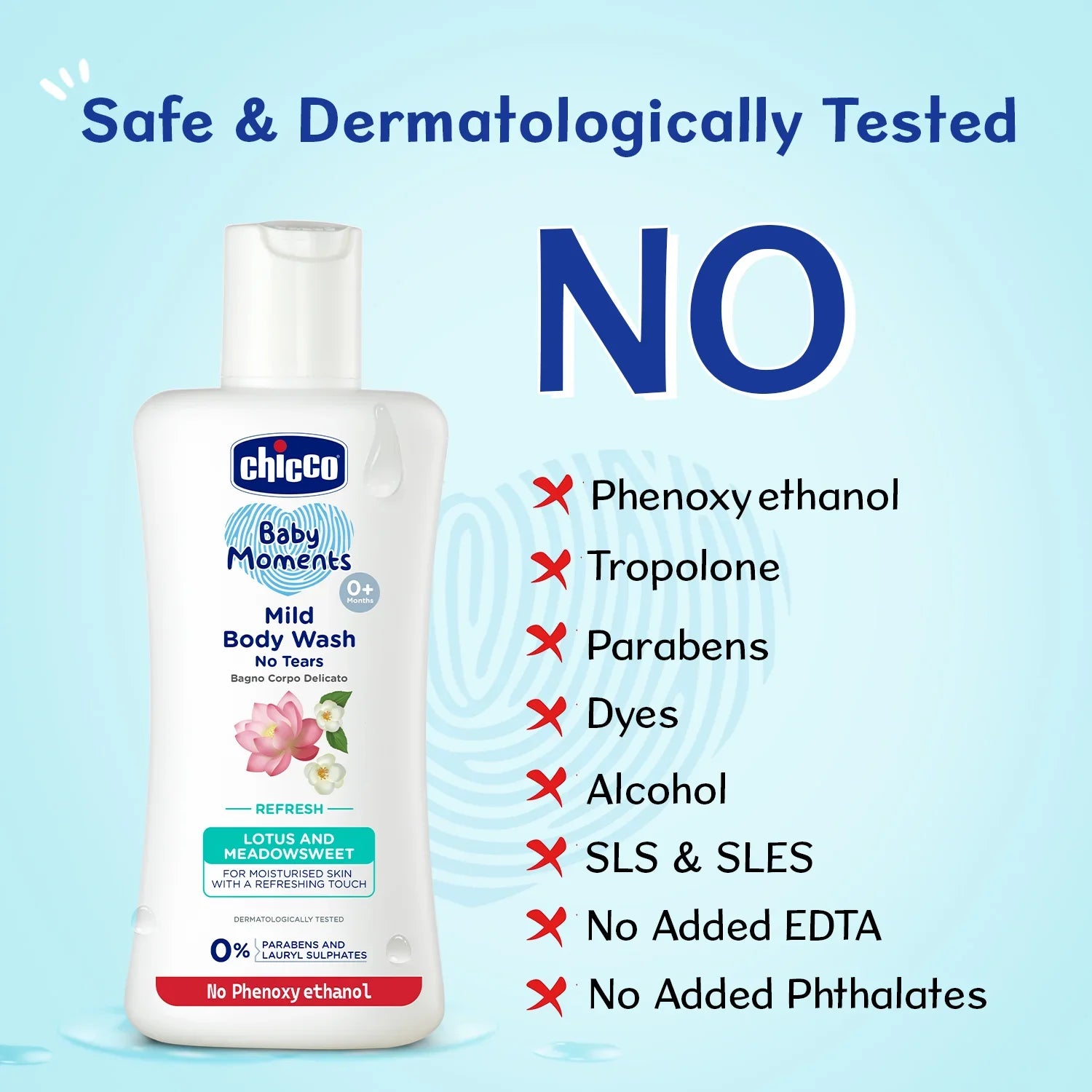 Chicco Baby Moments Mild Bodywash Refresh 200 ml