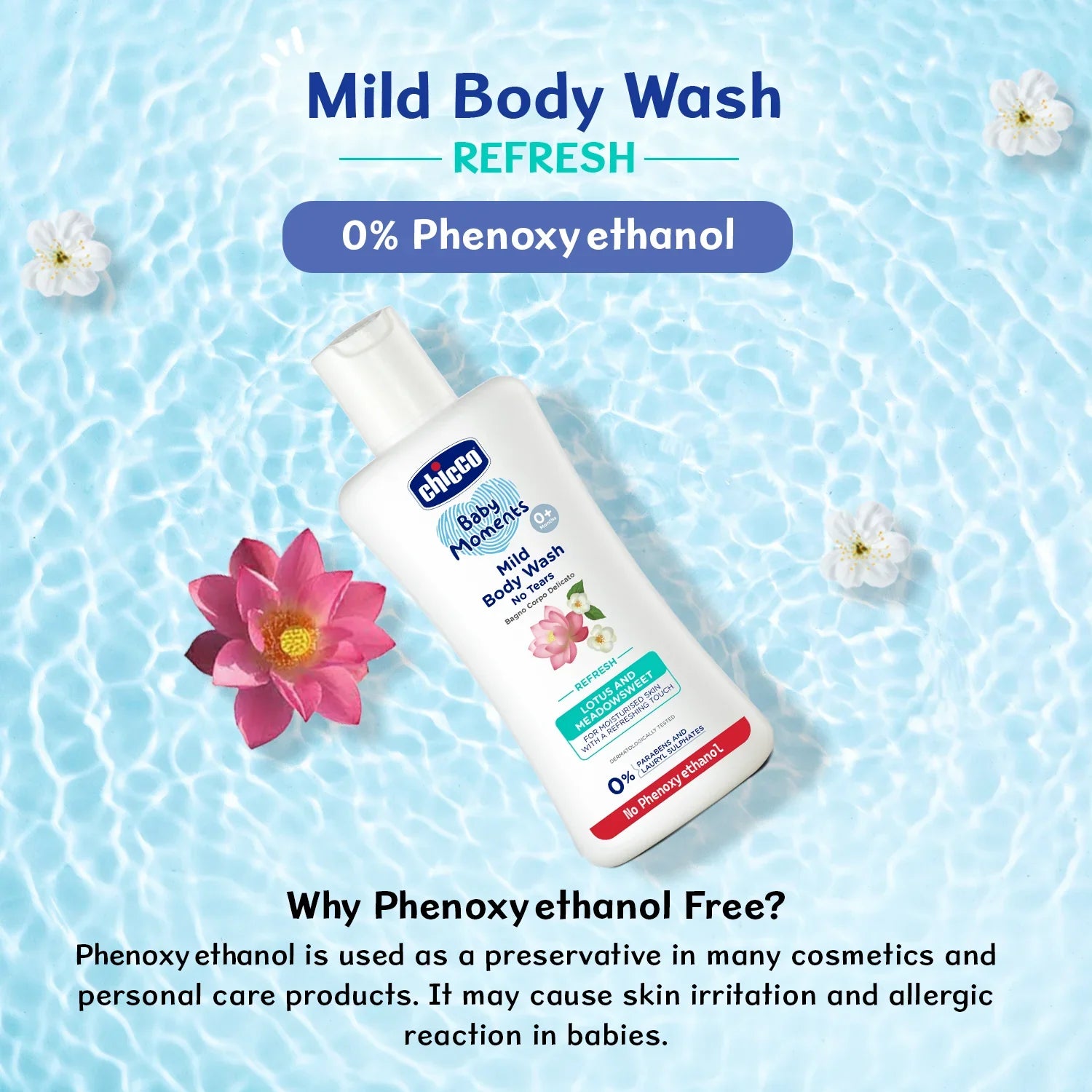 Chicco Baby Moments Mild Bodywash Refresh 200 ml