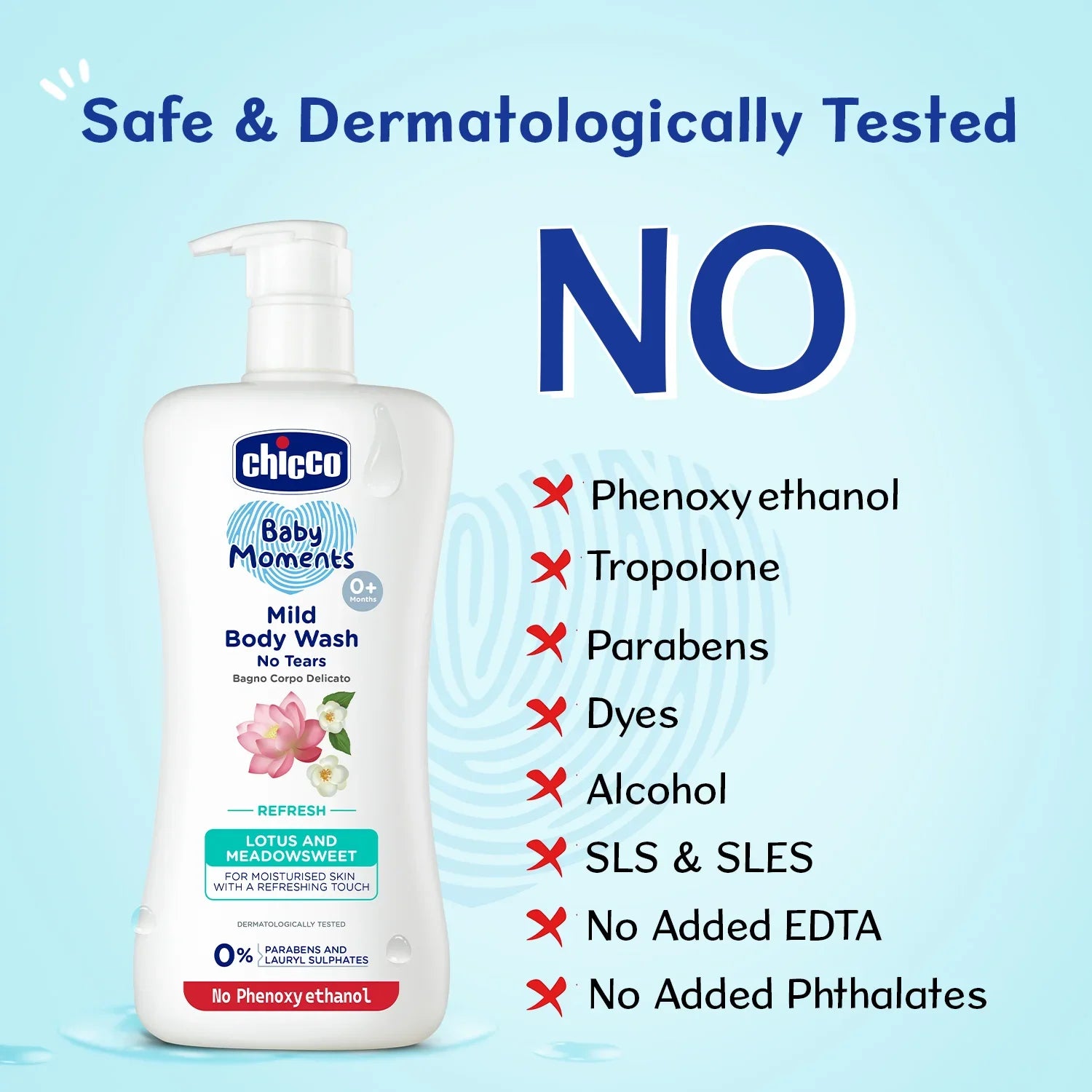 Chicco Baby Moments Mild Bodywash Refresh 500 ml