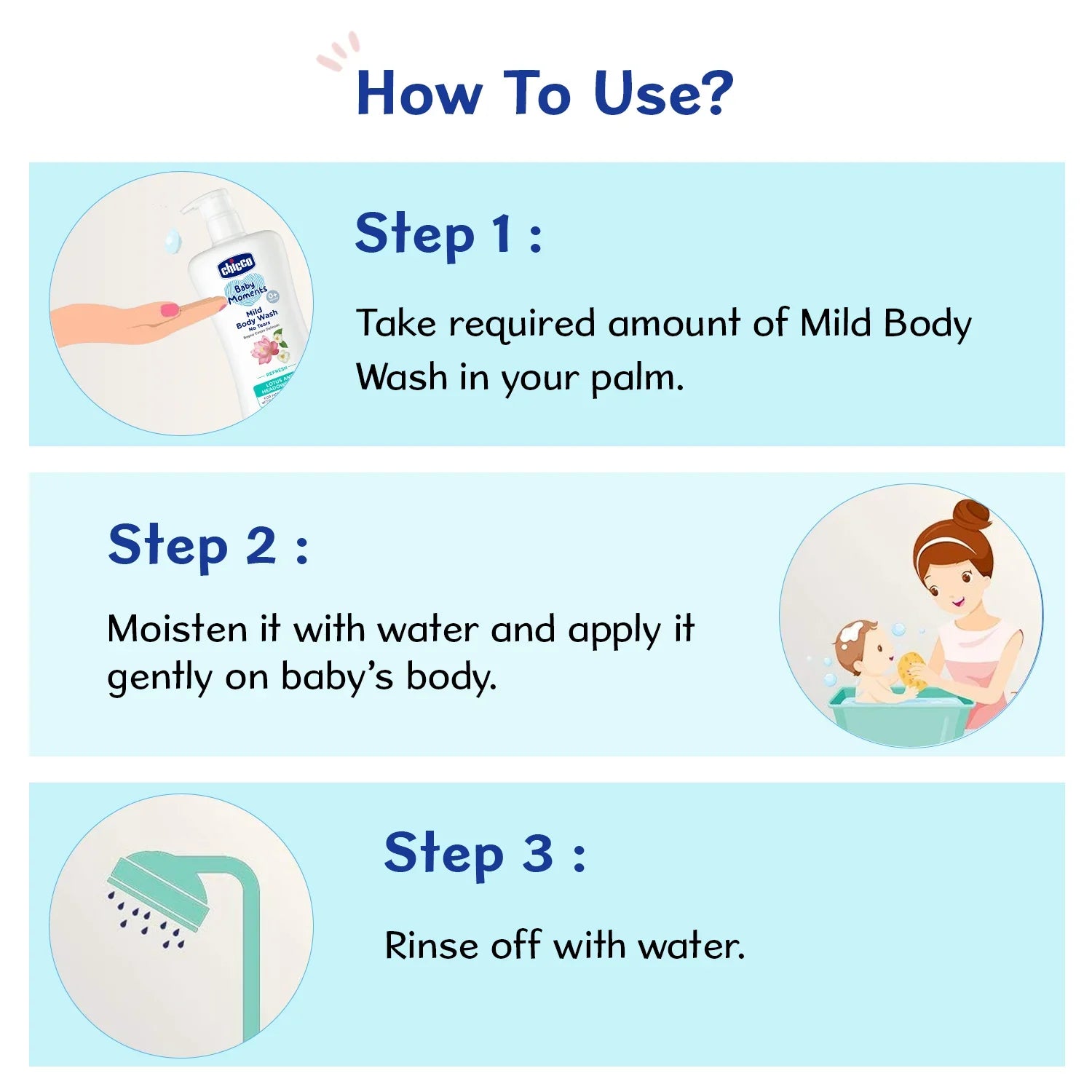 Chicco Baby Moments Mild Bodywash Refresh 500 ml