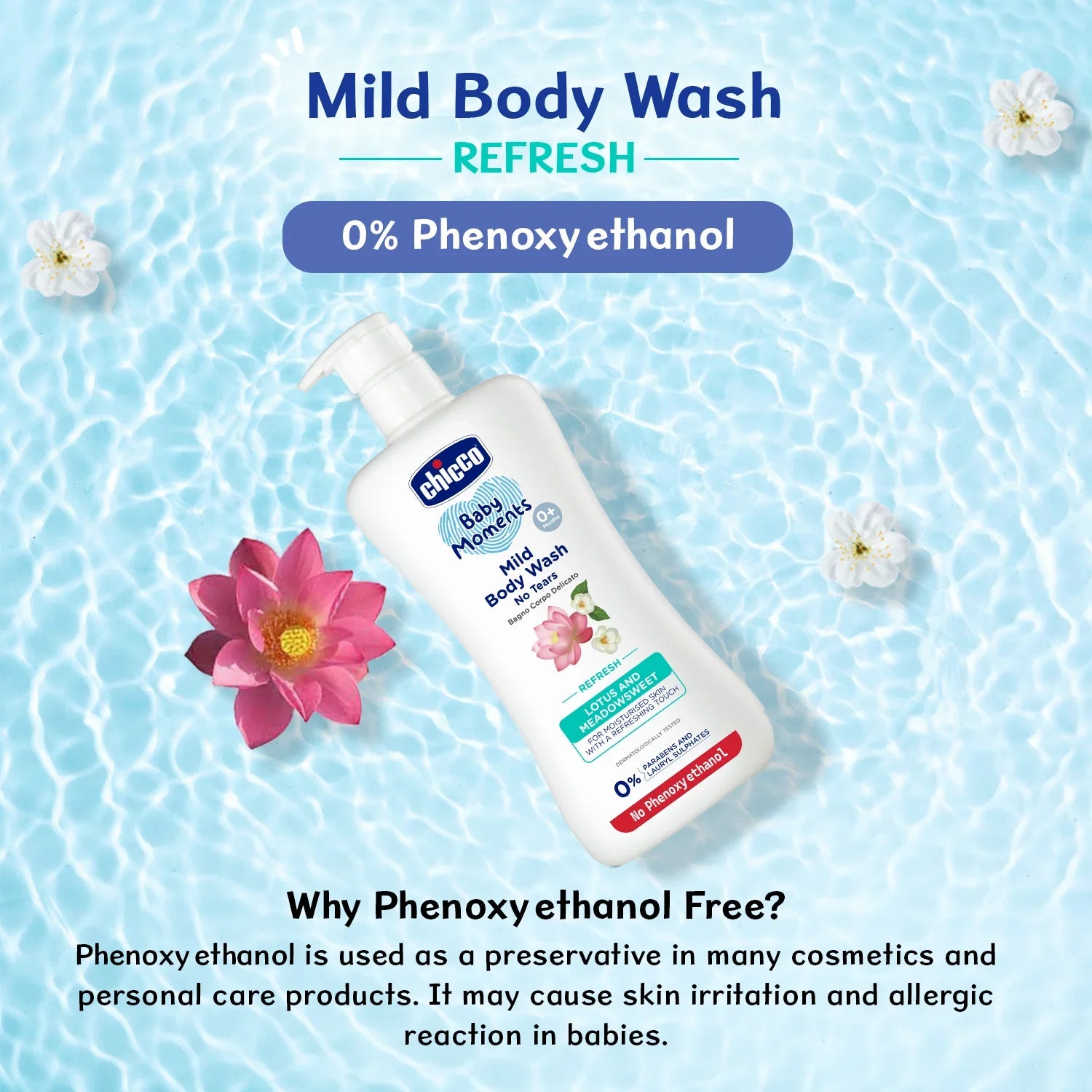 Chicco Baby Moments Mild Bodywash Refresh 500 ml