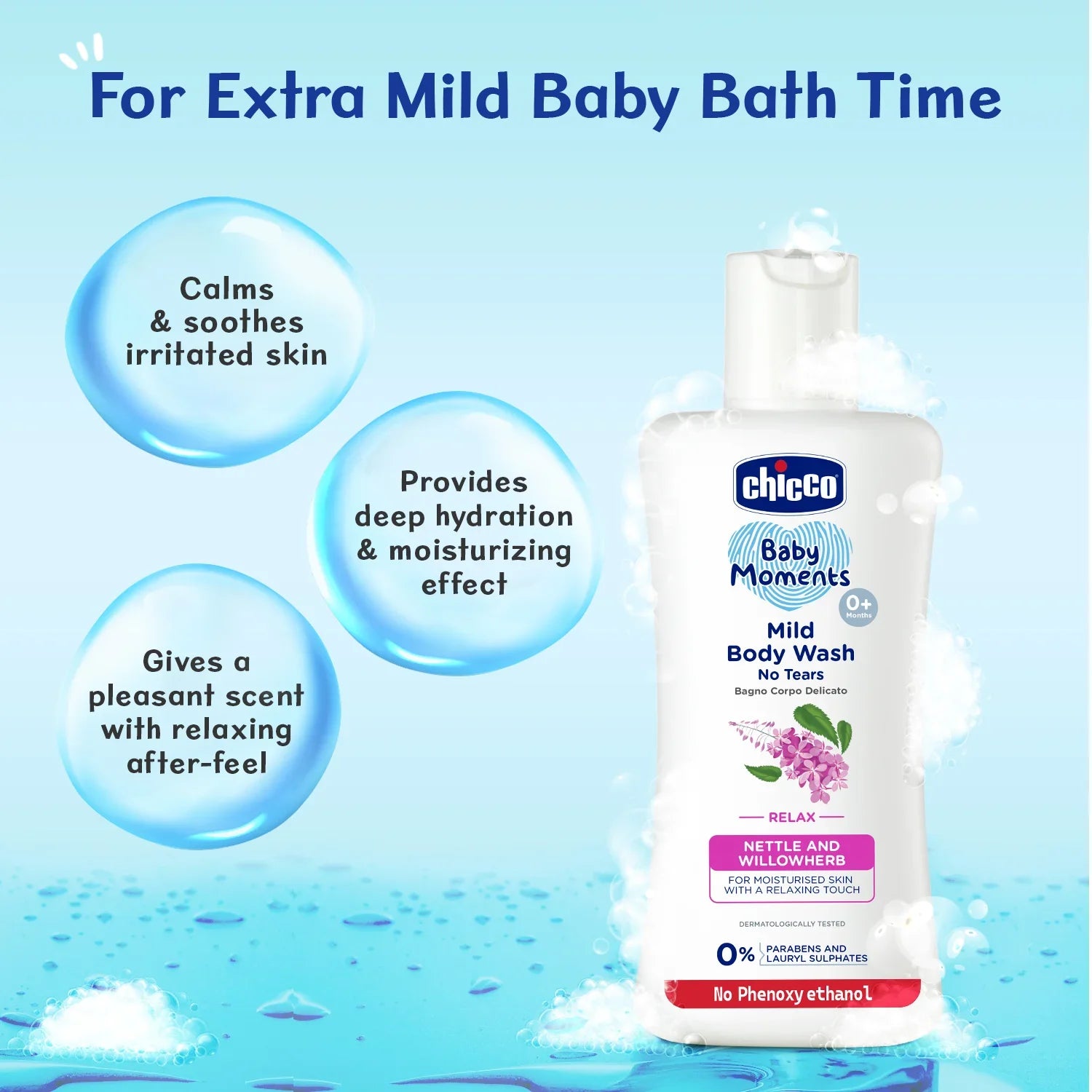 Chicco Baby Moments Mild Bodywash Relax 200 ml