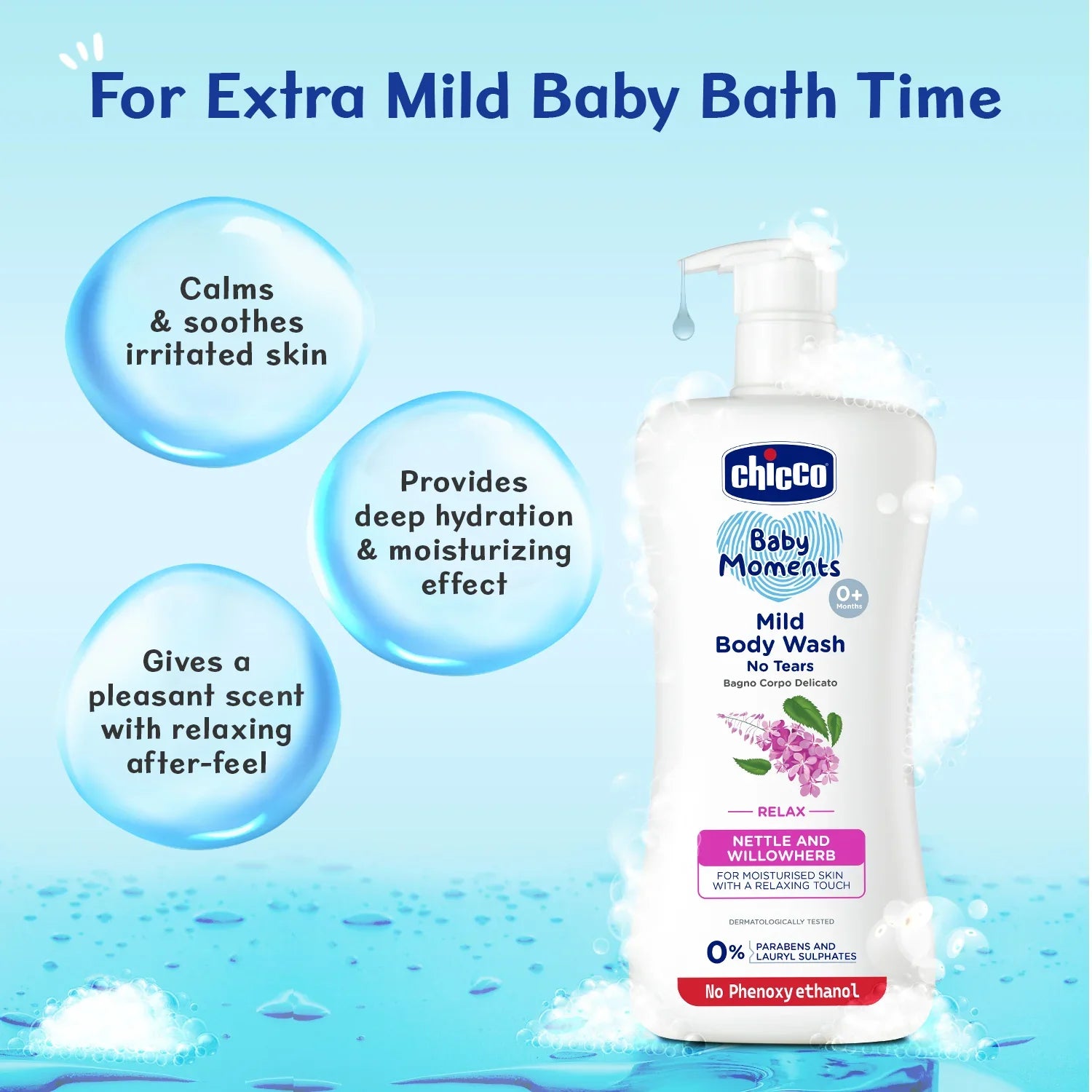 Chicco Baby Moments Mild Bodywash Relax 500 ml