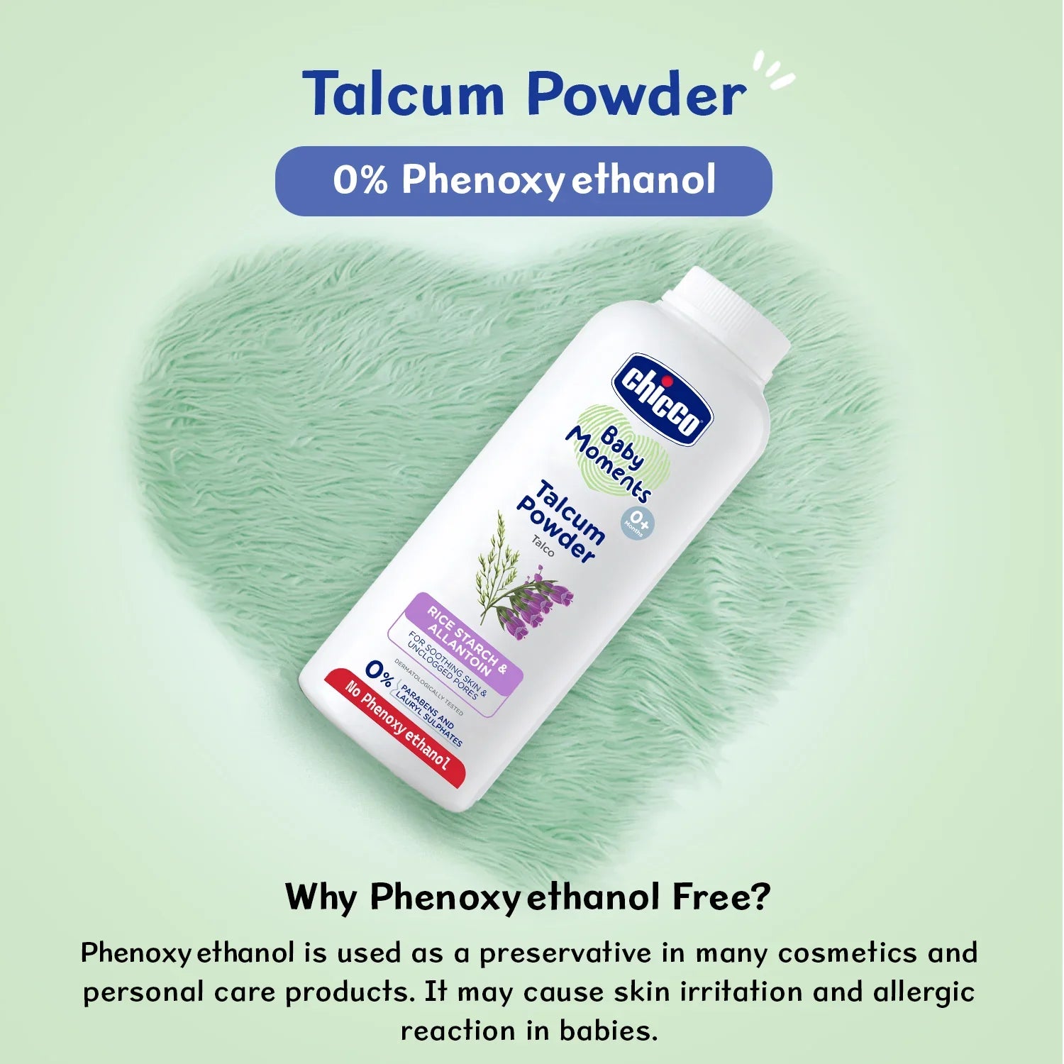 Chicco Baby Moments Talcum Powder 150g