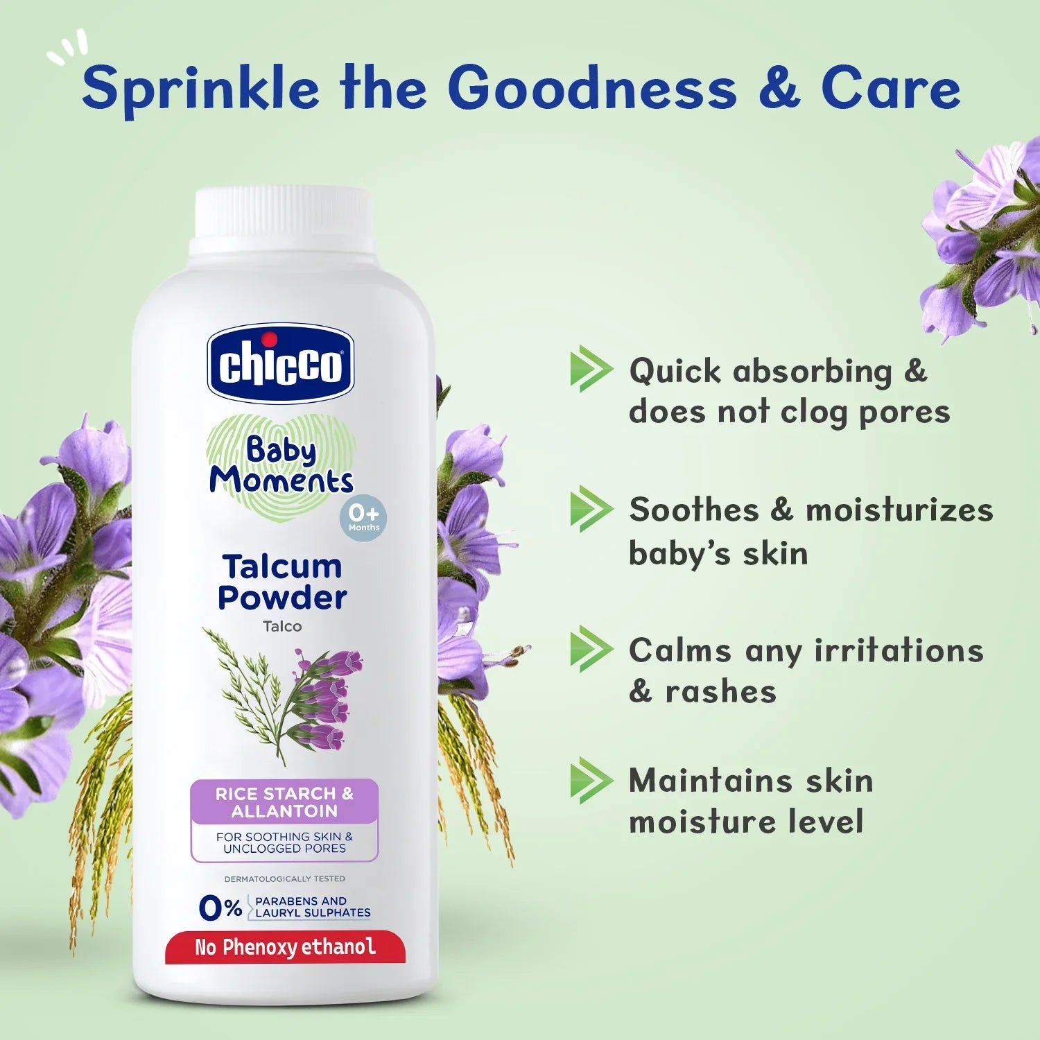 Chicco Baby Moments Talcum Powder 300g