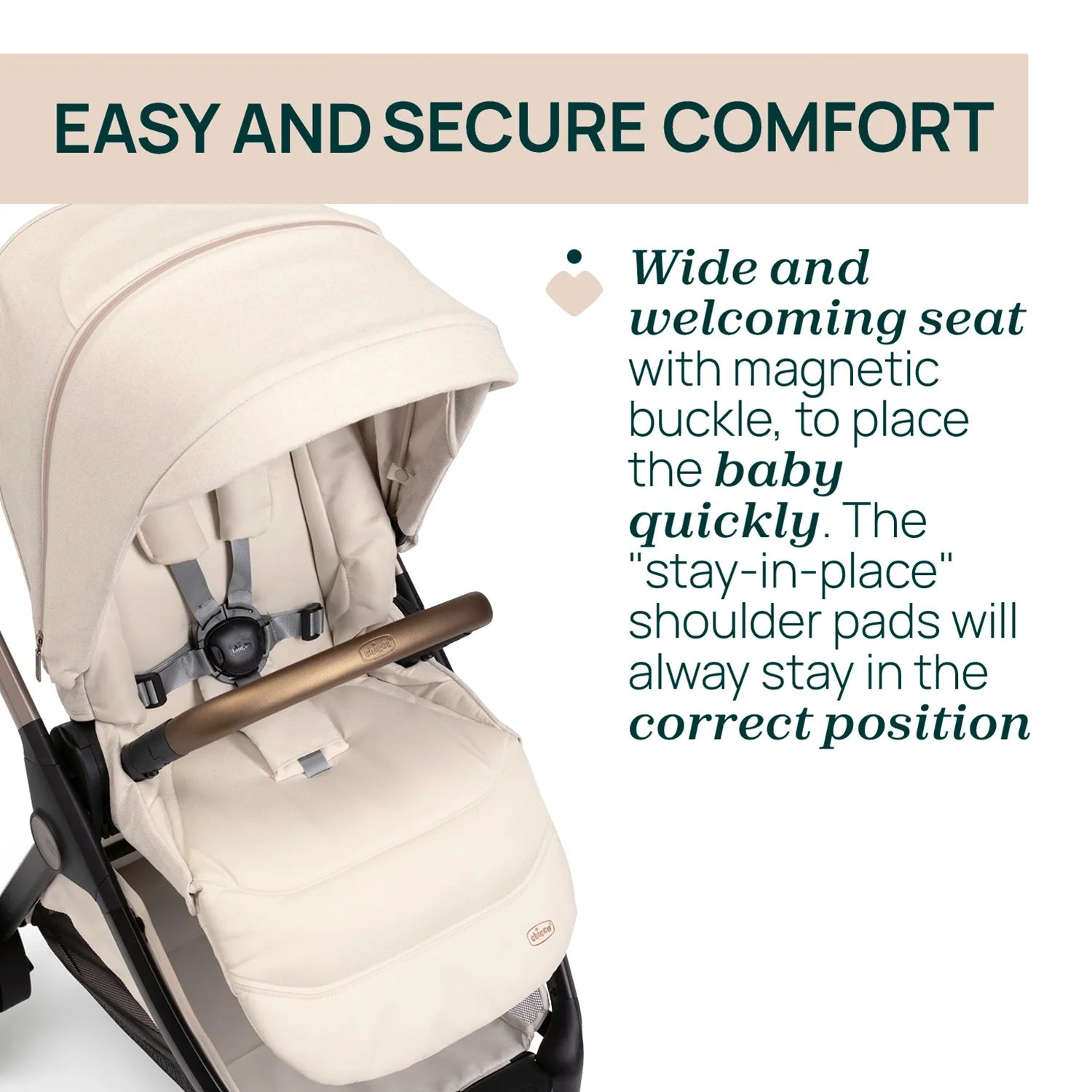 chicco Bellagio Stroller Amber Glow