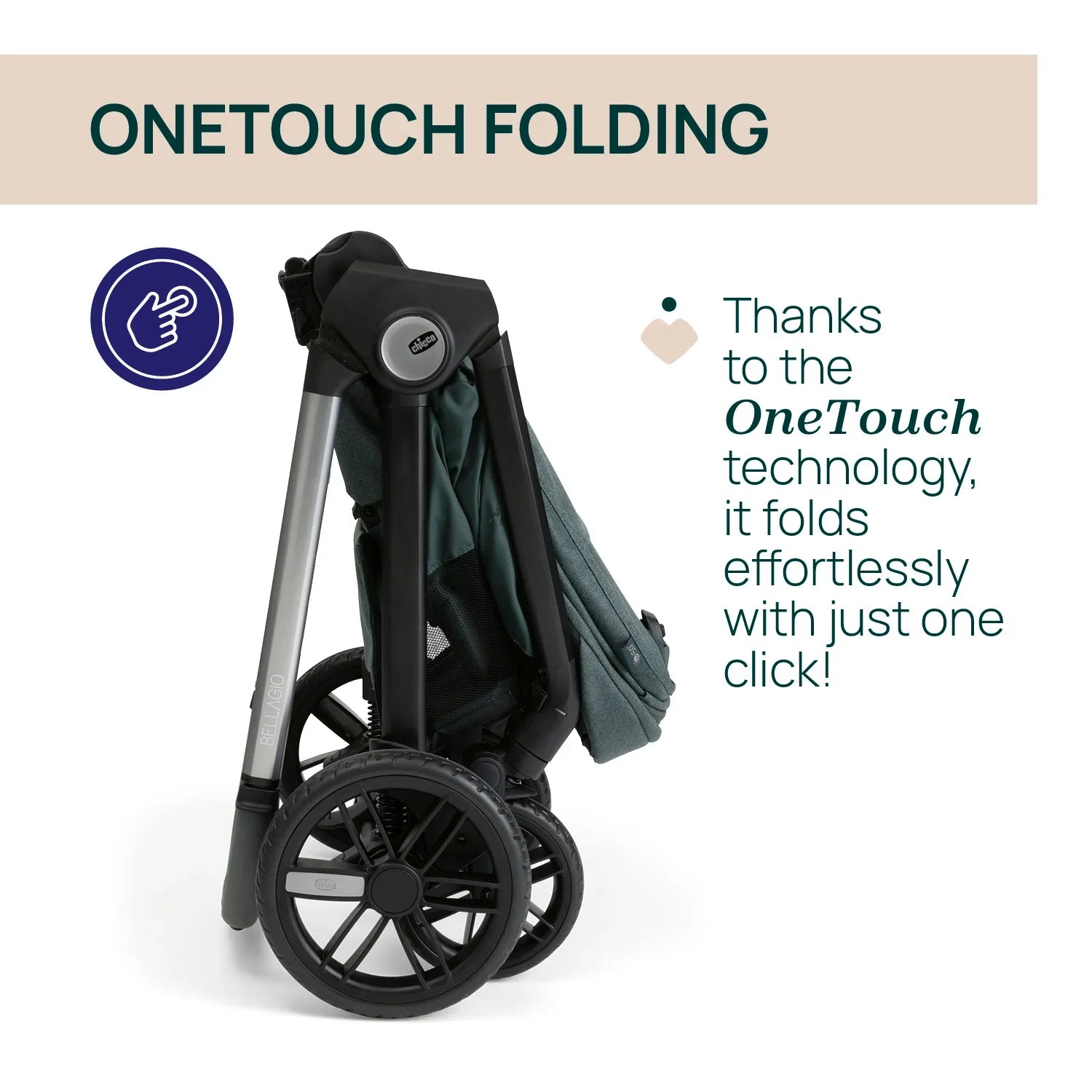 chicco Bellagio Stroller Fir Tree