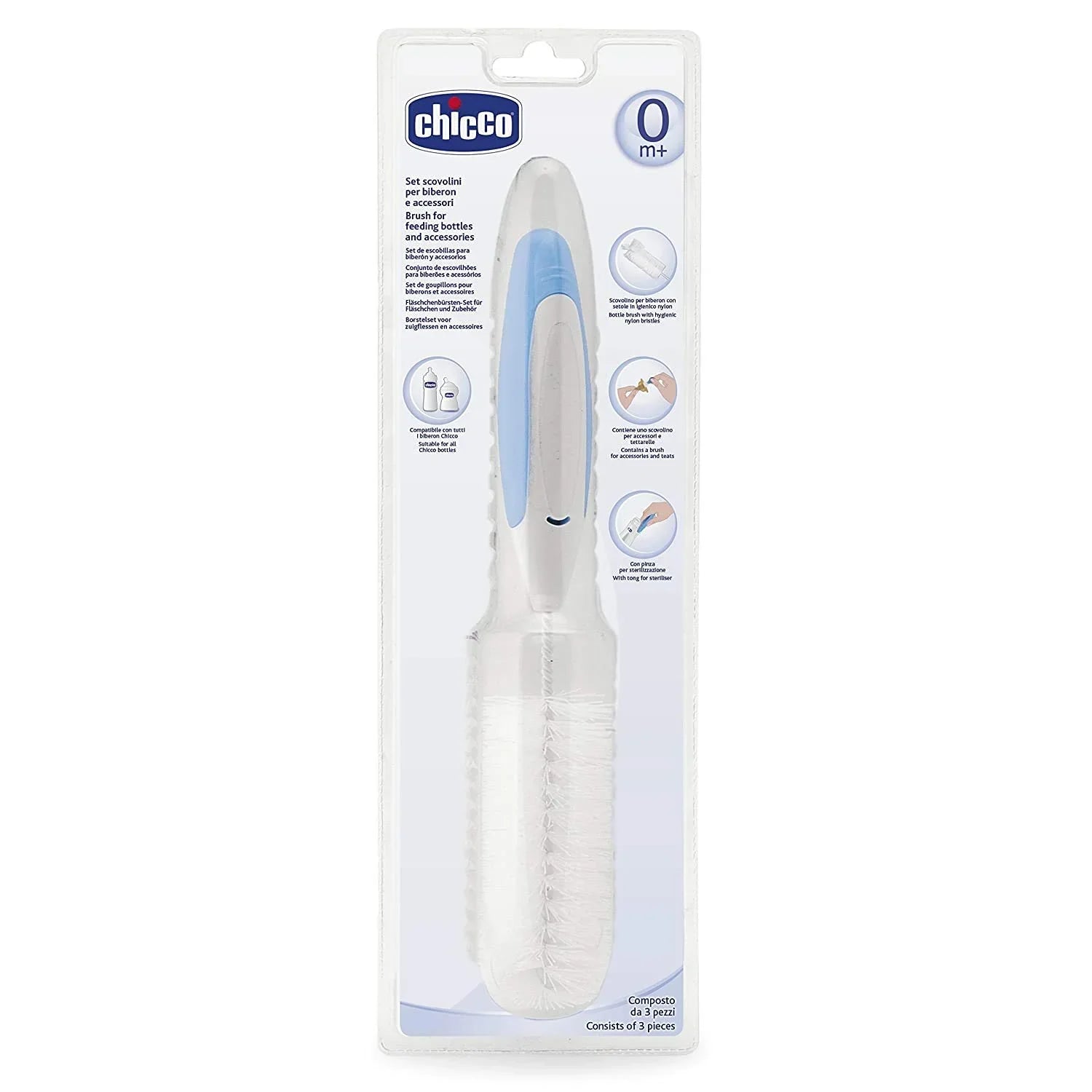 Chicco Bottle Brush 3 In 1