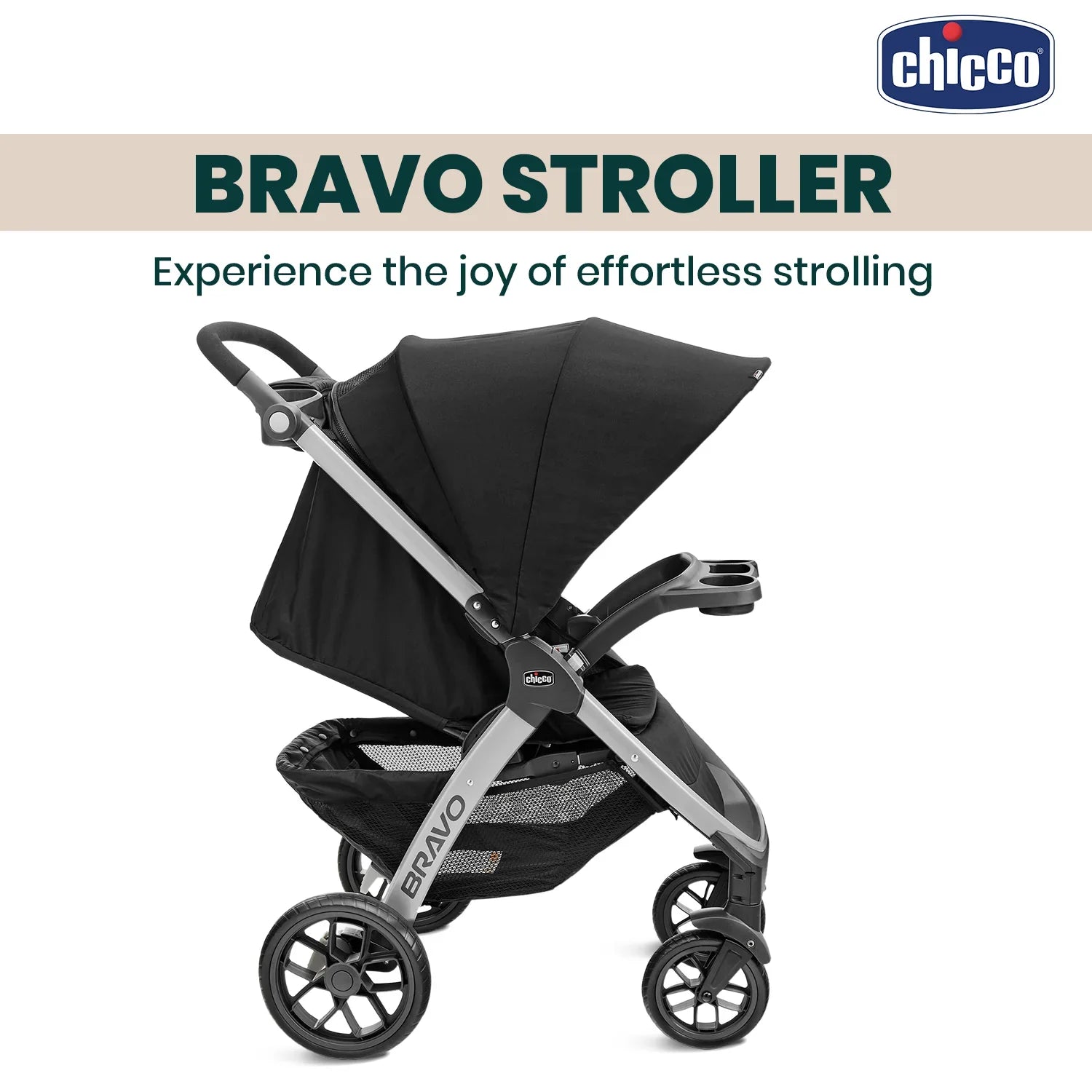 chicco Bravo Stroller Black