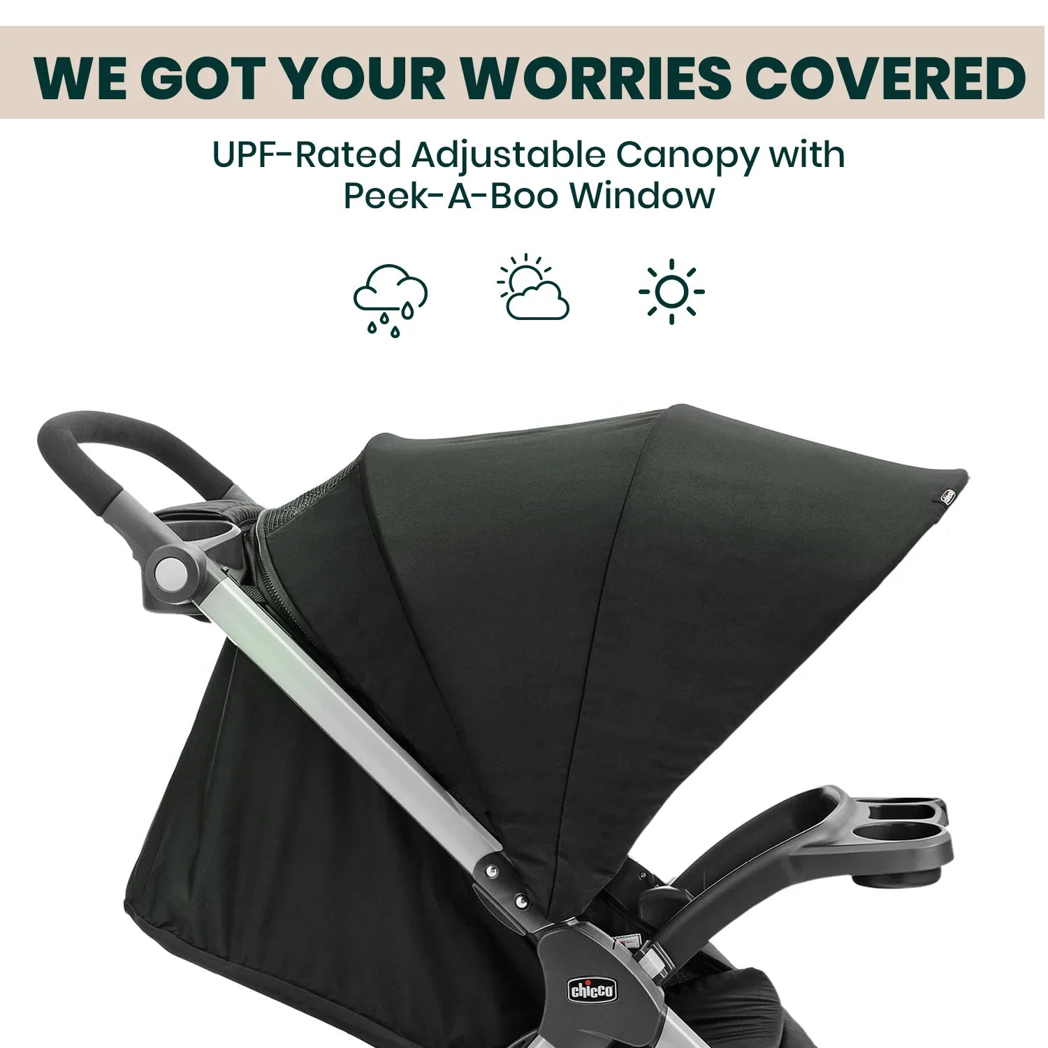 chicco Bravo Stroller Black