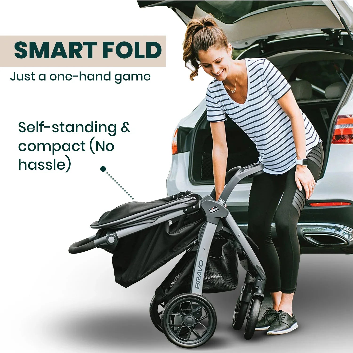 chicco Bravo Stroller Black
