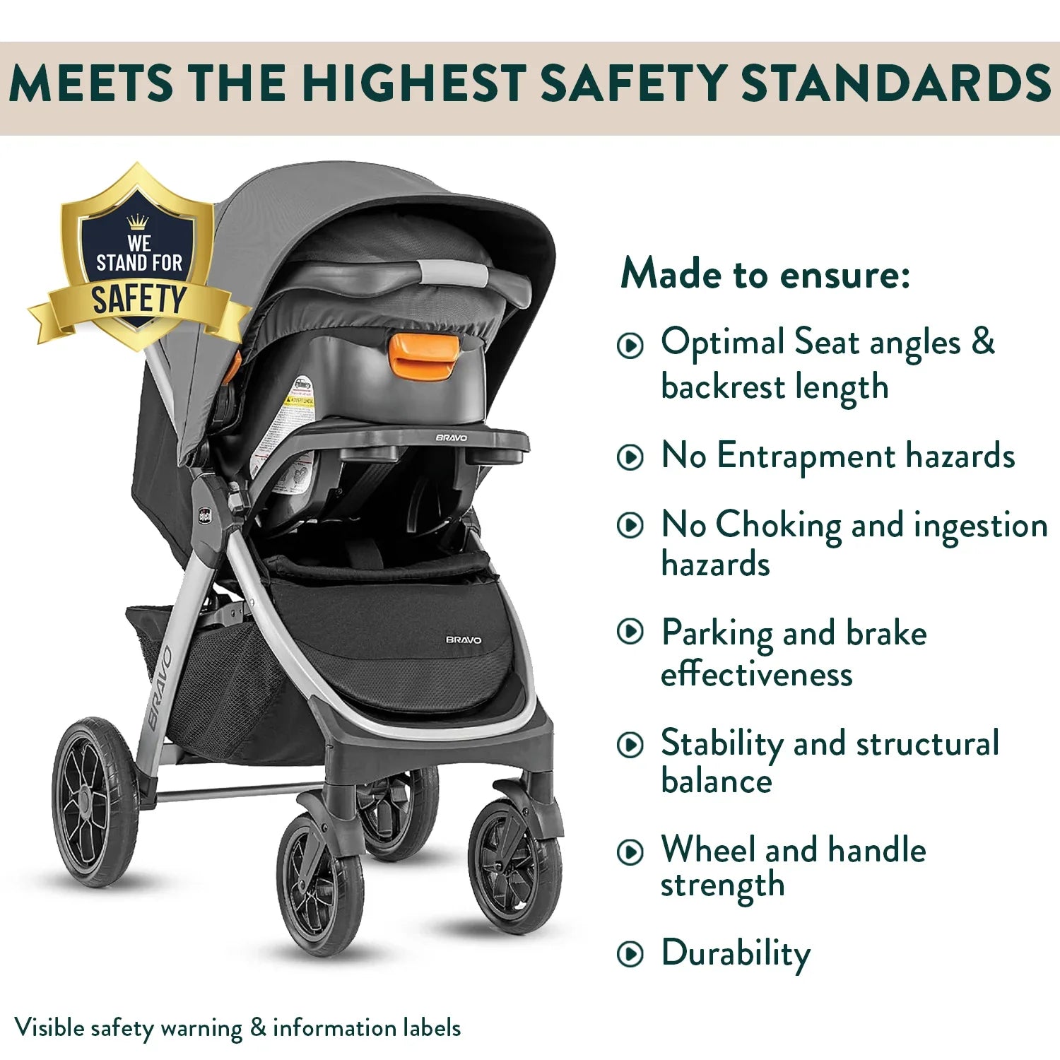 chicco Bravo Trio Travel System Camden