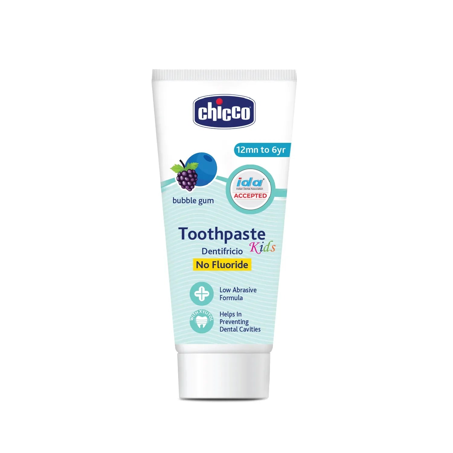 chicco Bubble Gum Toothpaste 12M to 6Y 50g