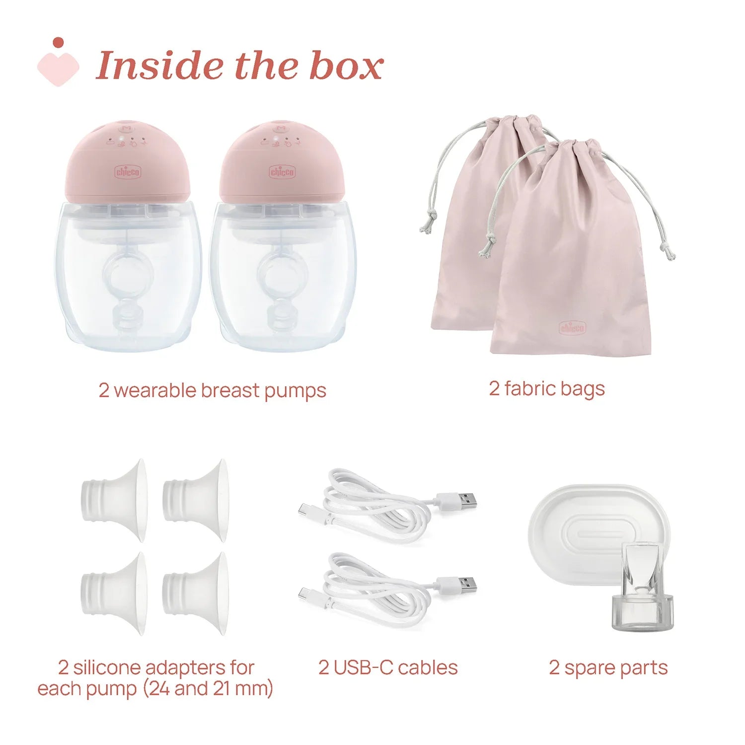 chicco Double Wearable Electric Breast Pump