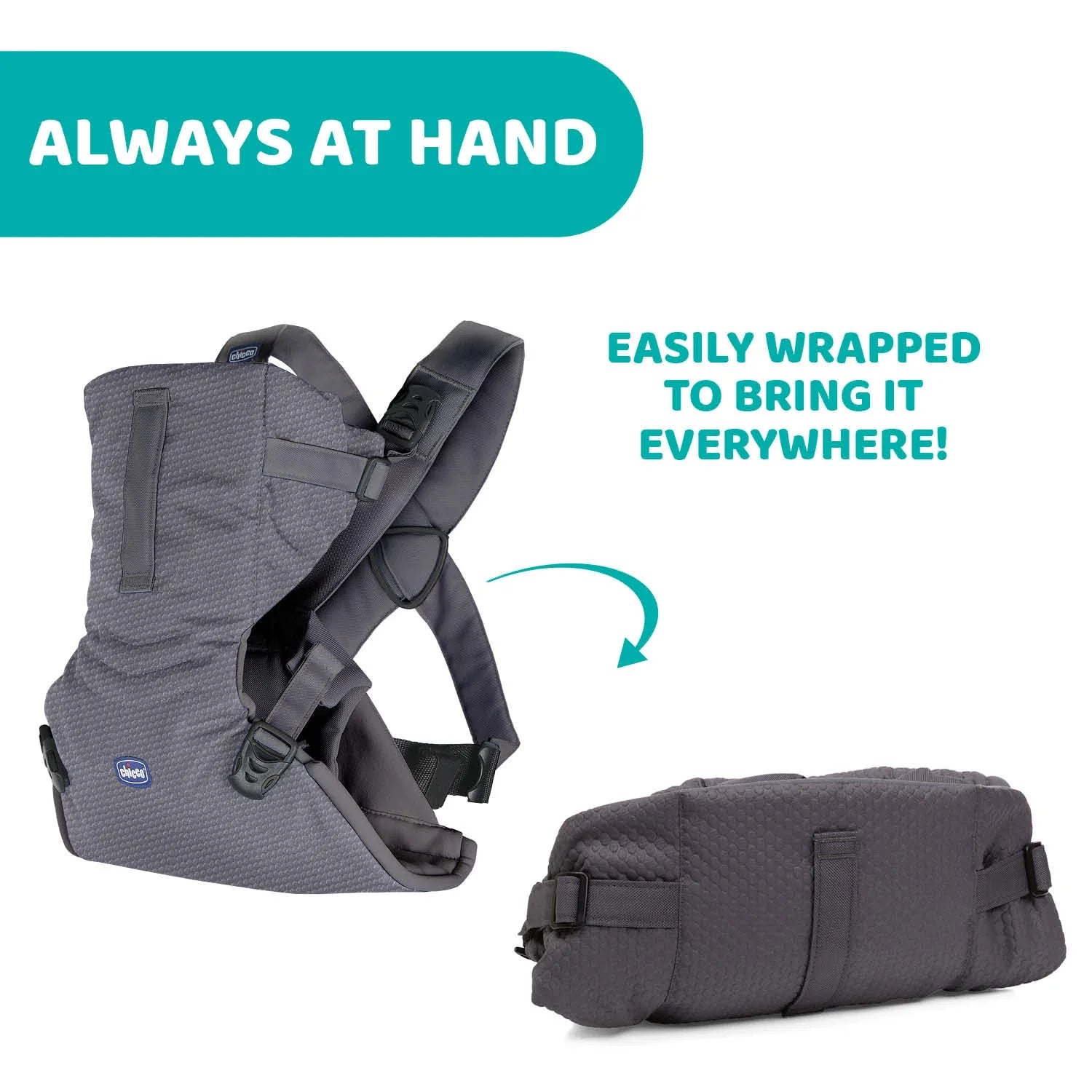 chicco Easy Fit Baby Carrier Moon Grey