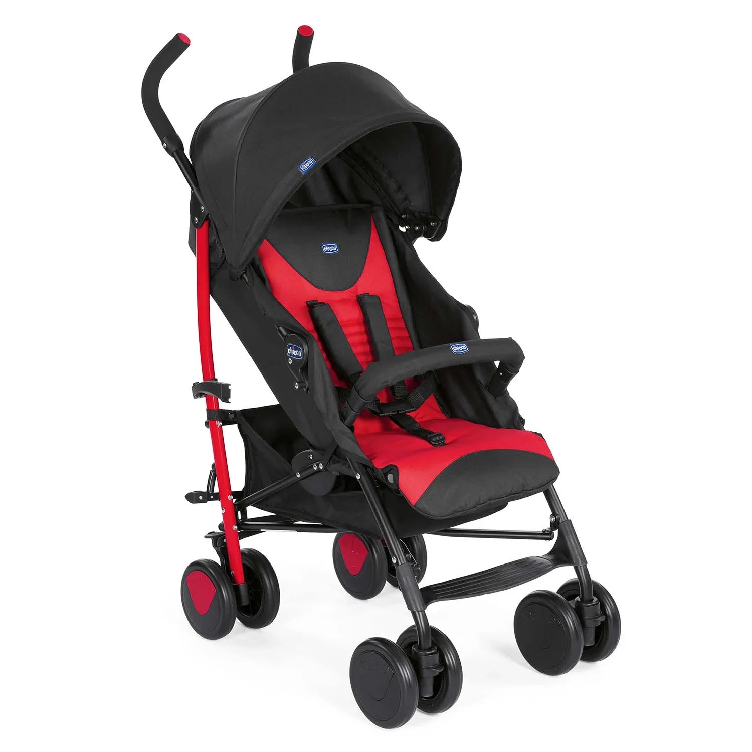 chicco Echo Stroller with Bumper Bar Scarlet