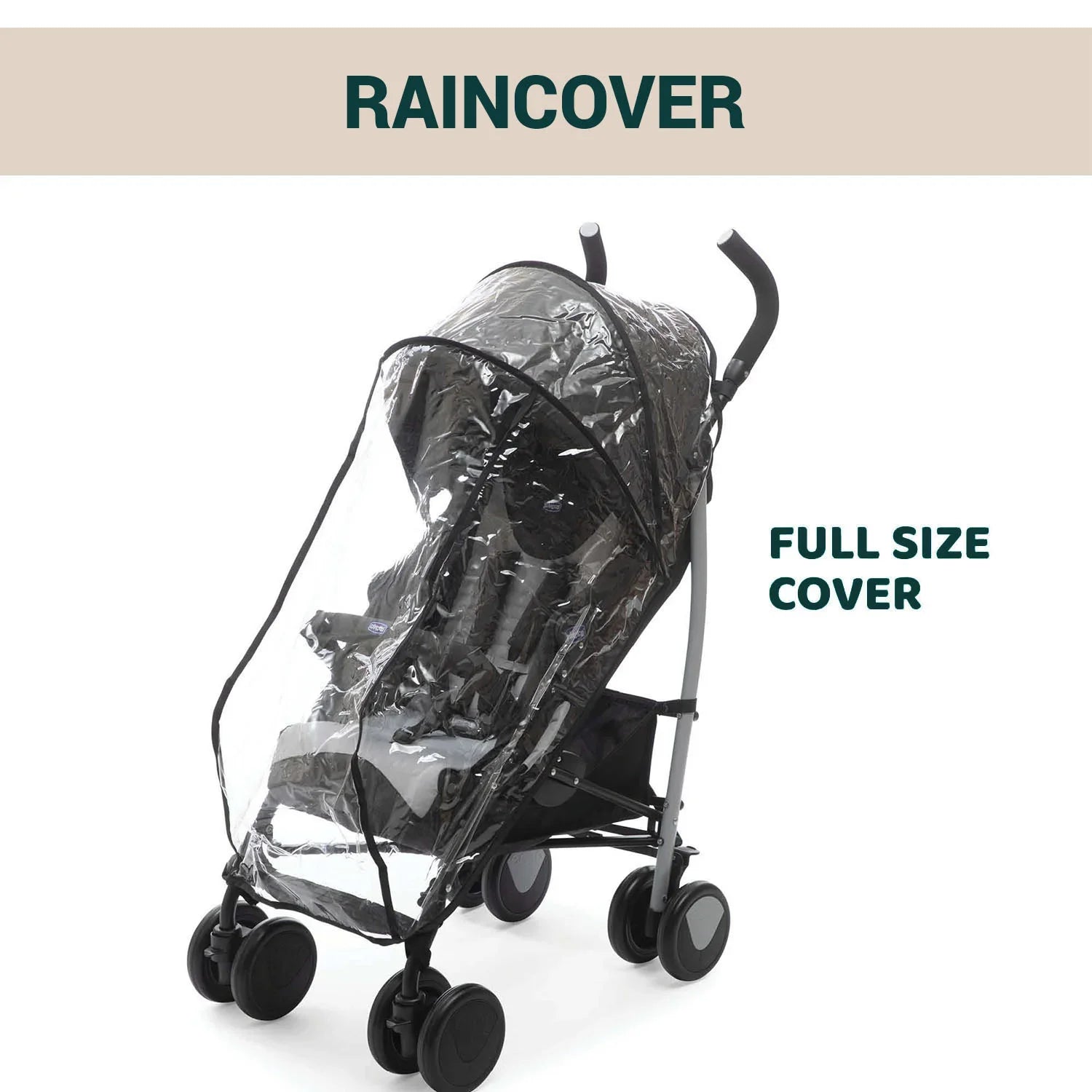 chicco Echo Stroller with Bumper Bar Stone