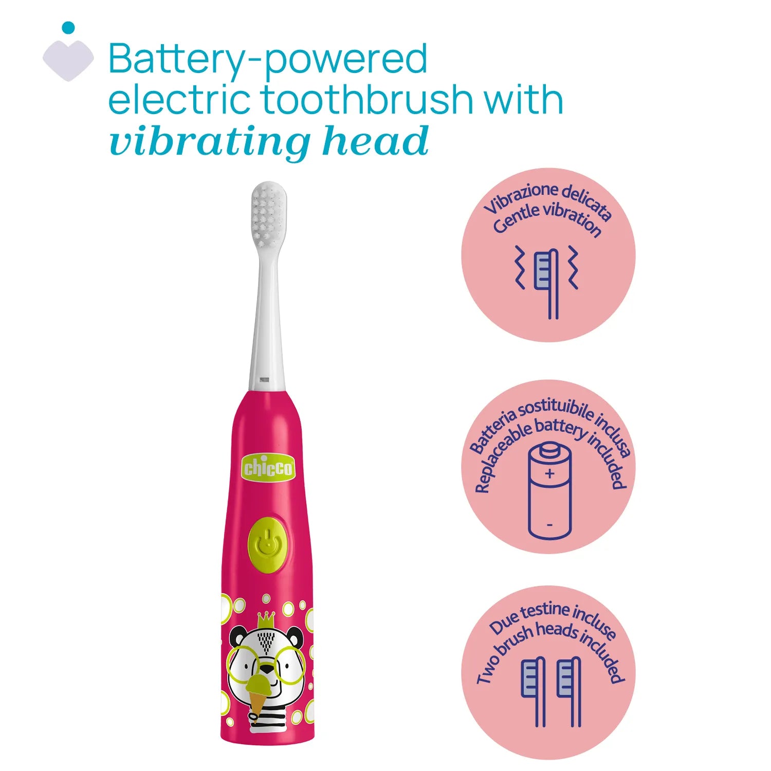 chicco Electric Toothbrush Panda 3Y+