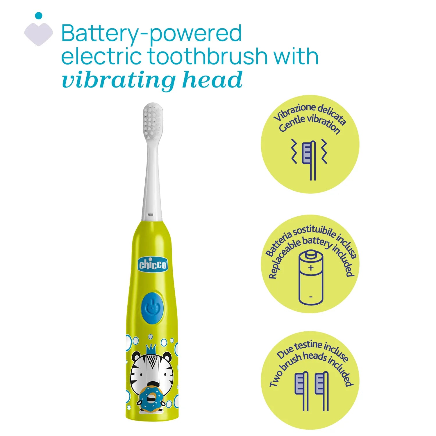 chicco Electric Toothbrush Tiger 3Y+