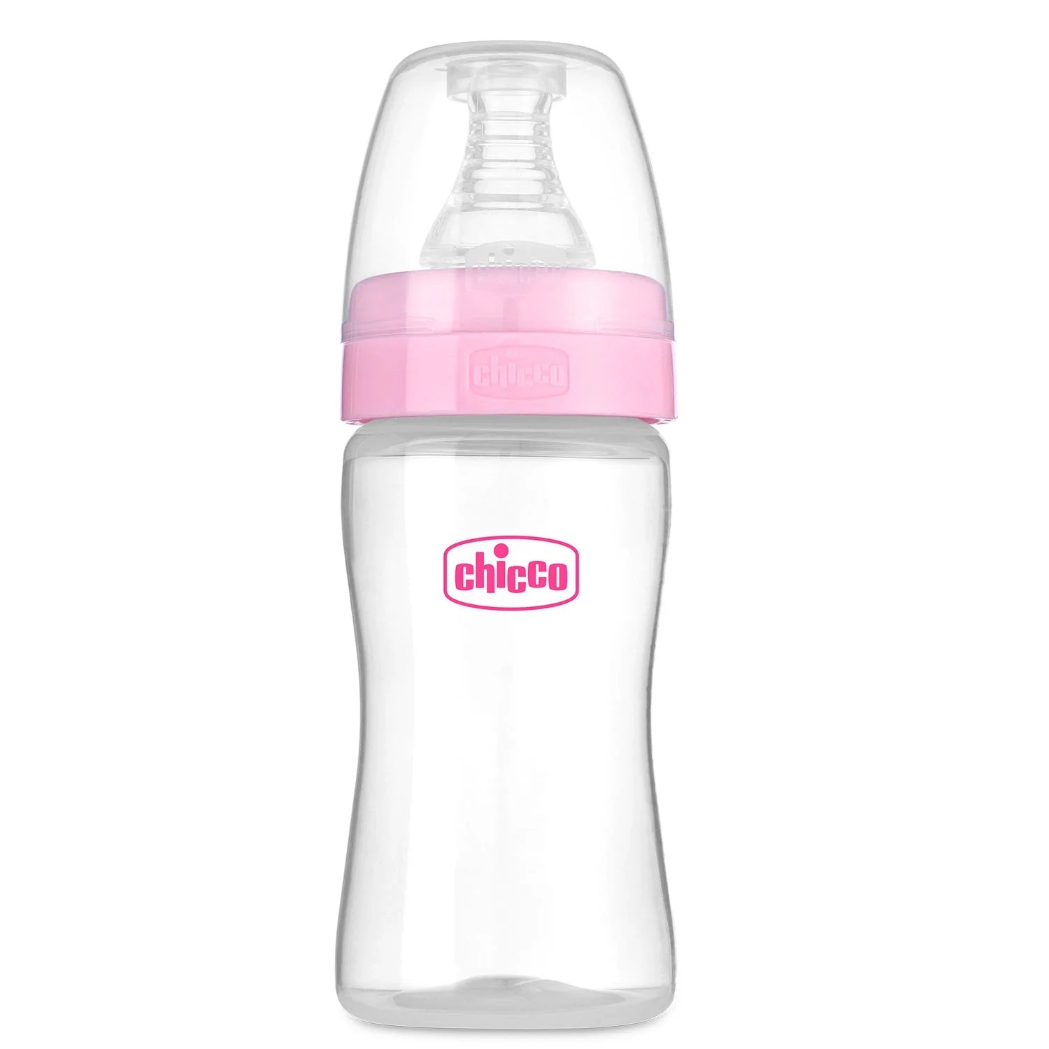 chicco Feed Easy Baby Bottle 125ml Slow Flow 0M+ Pink
