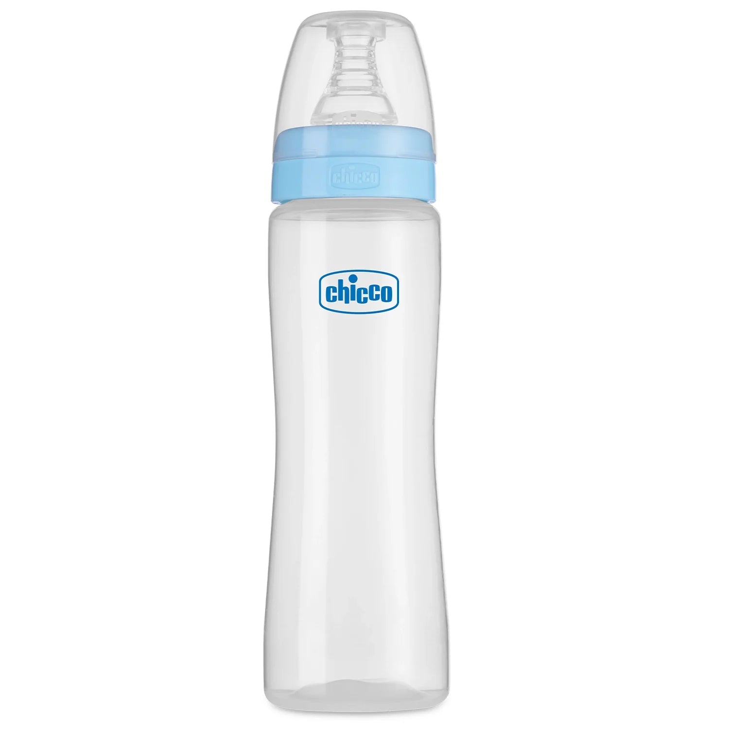 chicco Feed Easy Baby Bottle 250ml Blue Medium 2M+