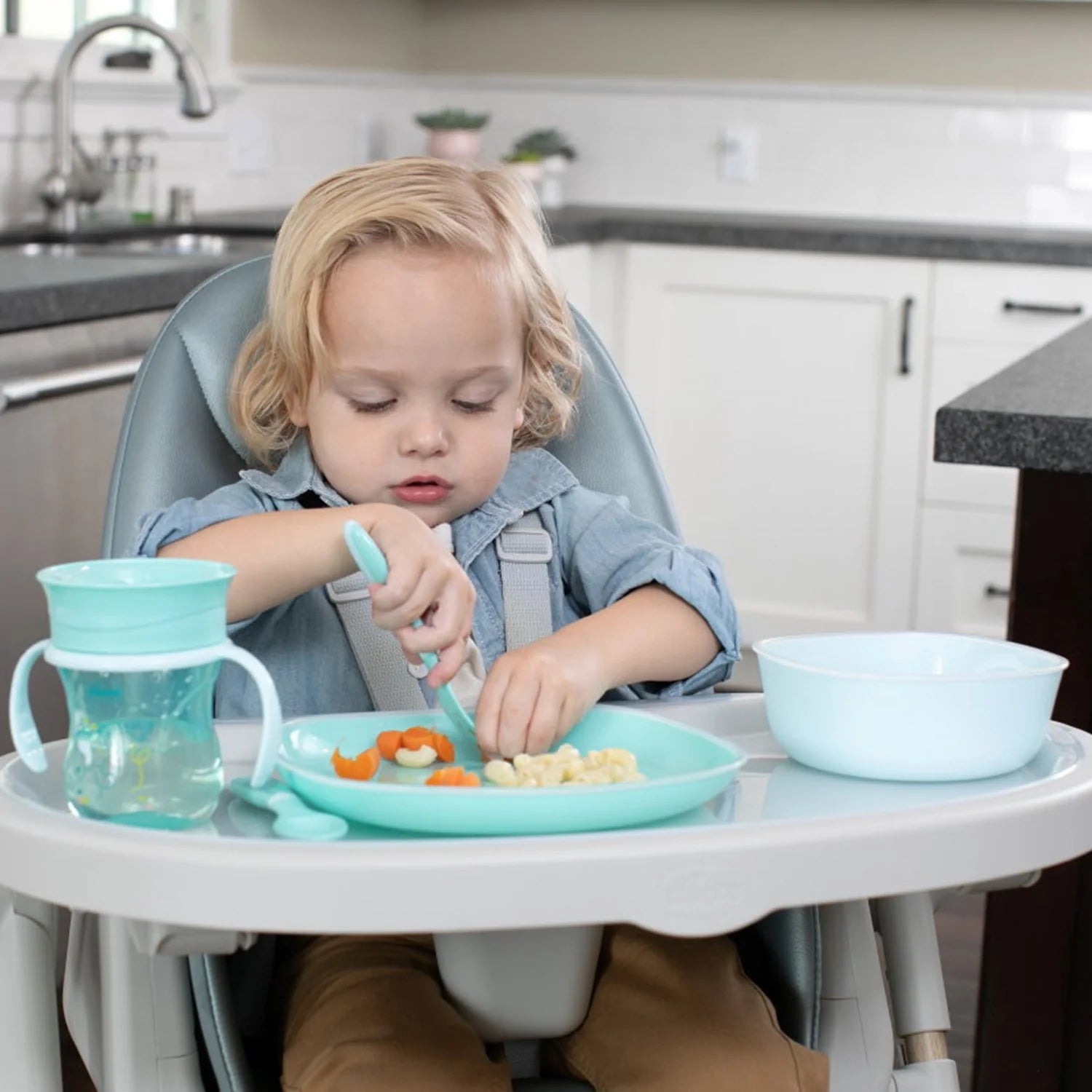 chicco First Cutlery 12 M+ Grey