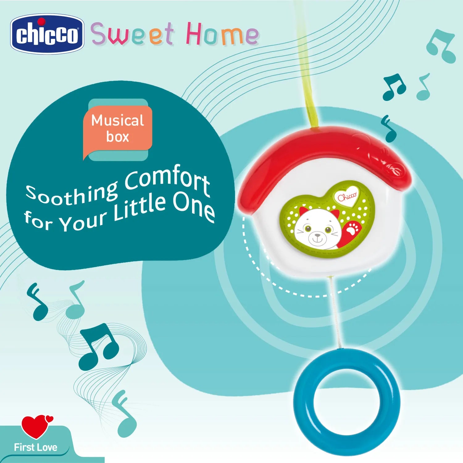 chicco First Love Sweet Home Musical Box